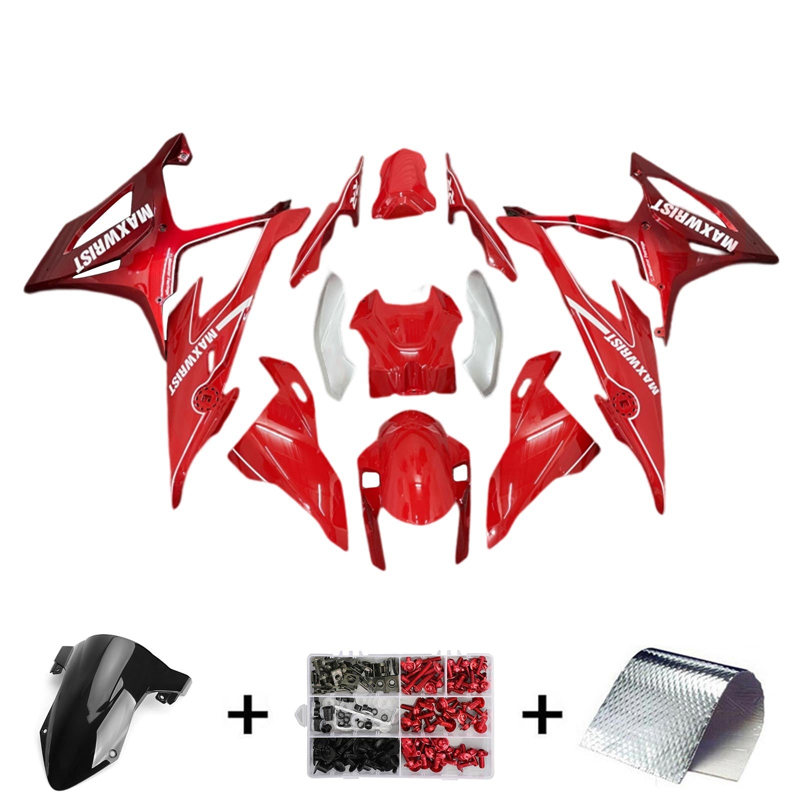 Amotopart BMW M1000RR S1000RR 2019-2022 Kuipset Carrosserie ABS Kunststof