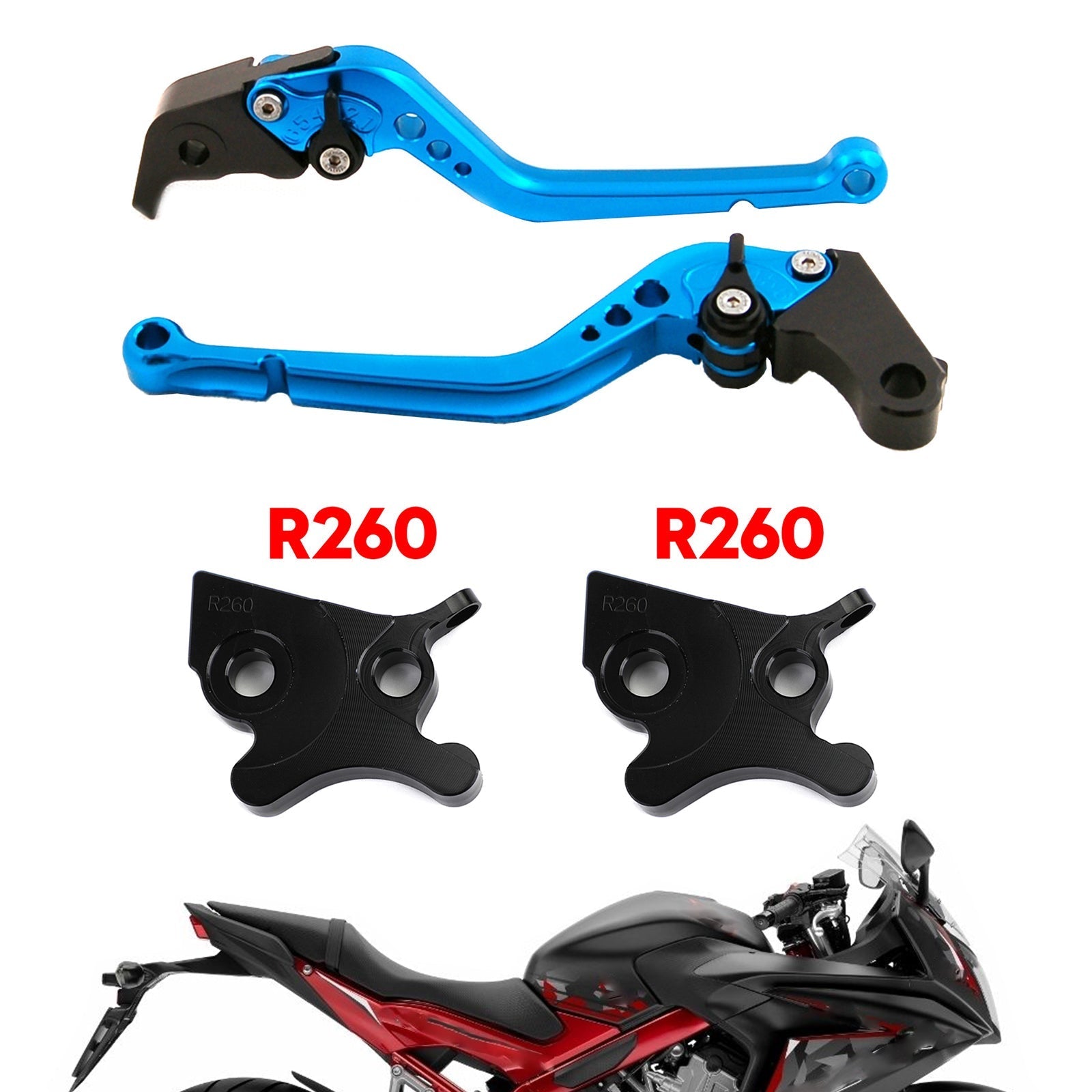 Motocikel dolga ročica zavorne ročice, primerna za Vespa GTS 300 Super Generic