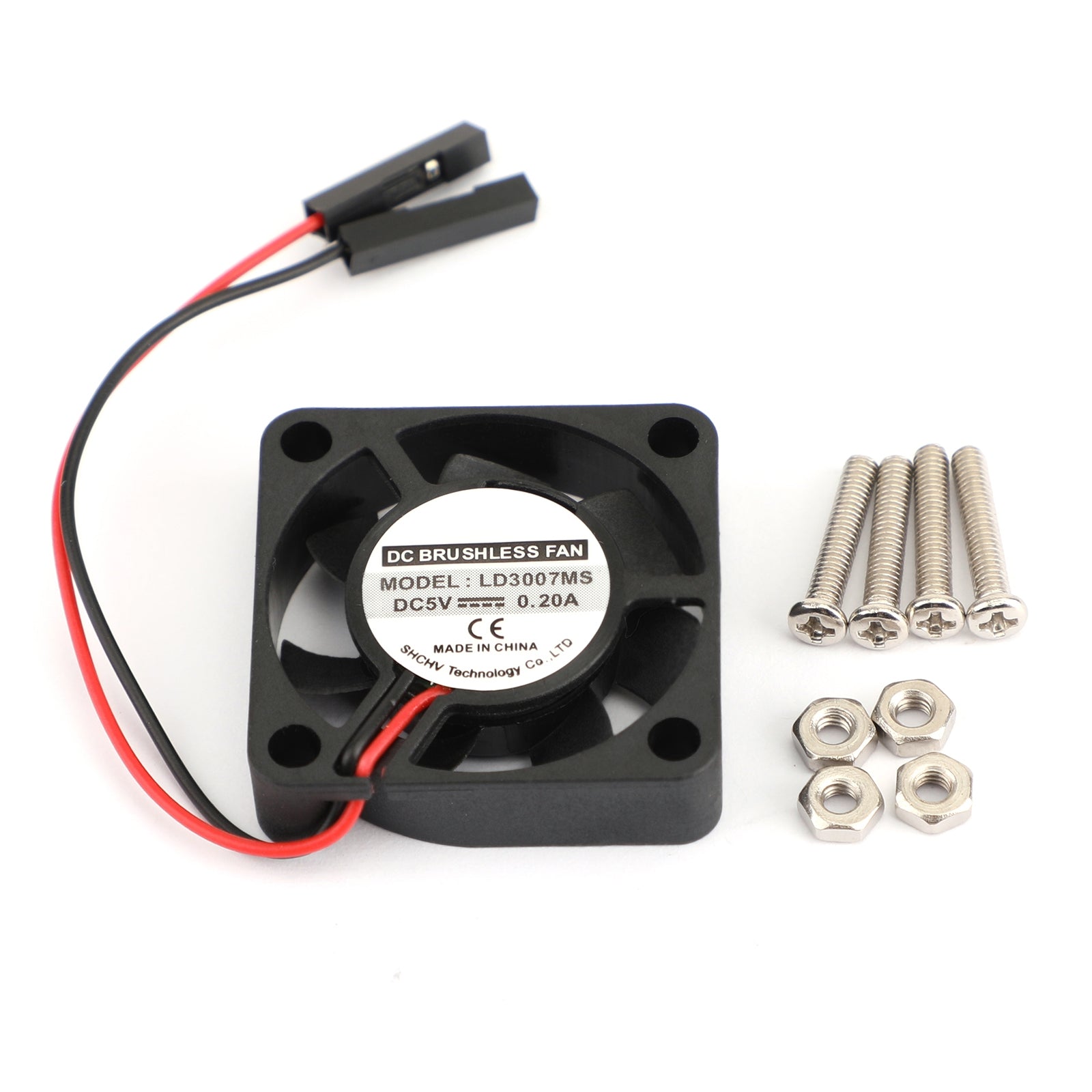 10x 2Pin 30MMx30MM 3007 5V säteilevä jäähdytystuuletin Raspberry Pi 2/3 -mallille B 4B