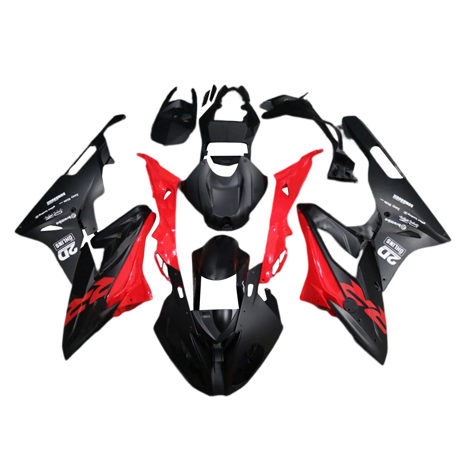 Amotopart BMW S1000RR 2015-2016 Kit Square Plastic ABS