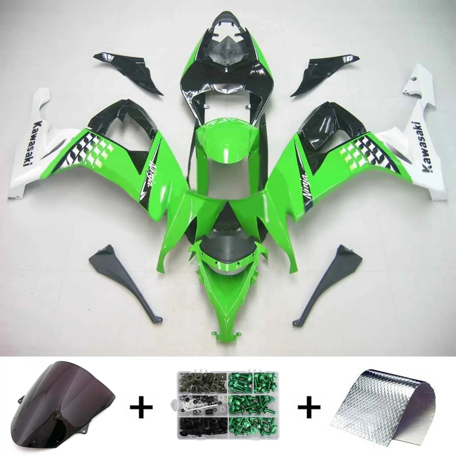 Amotopart kuipset voor Kawasaki ZX10R 2008-2010 Generiek