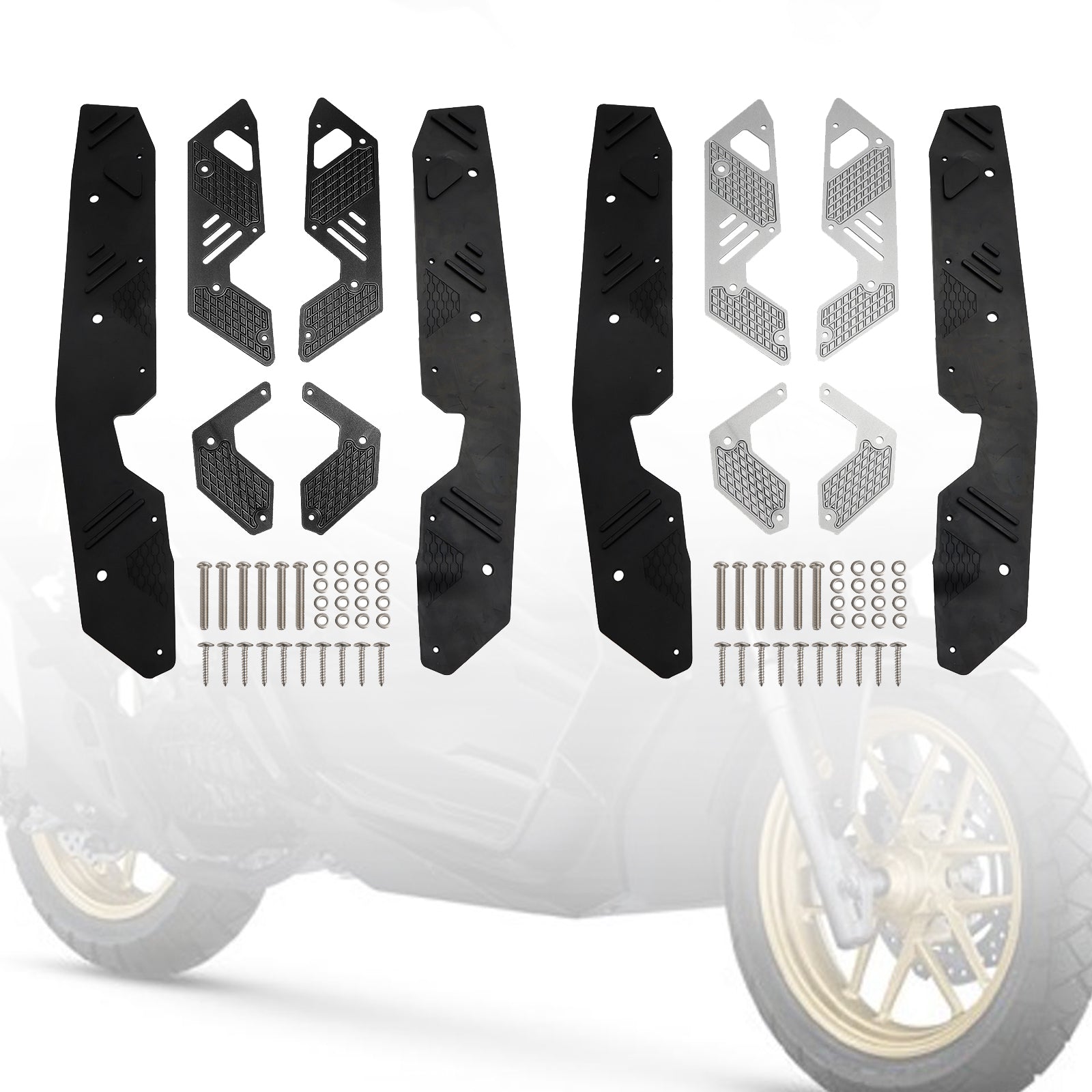 Honda Adv160 2022-2023 FUTS Bazy zasady pedifowe Ochrona płyty Ochrona płyty