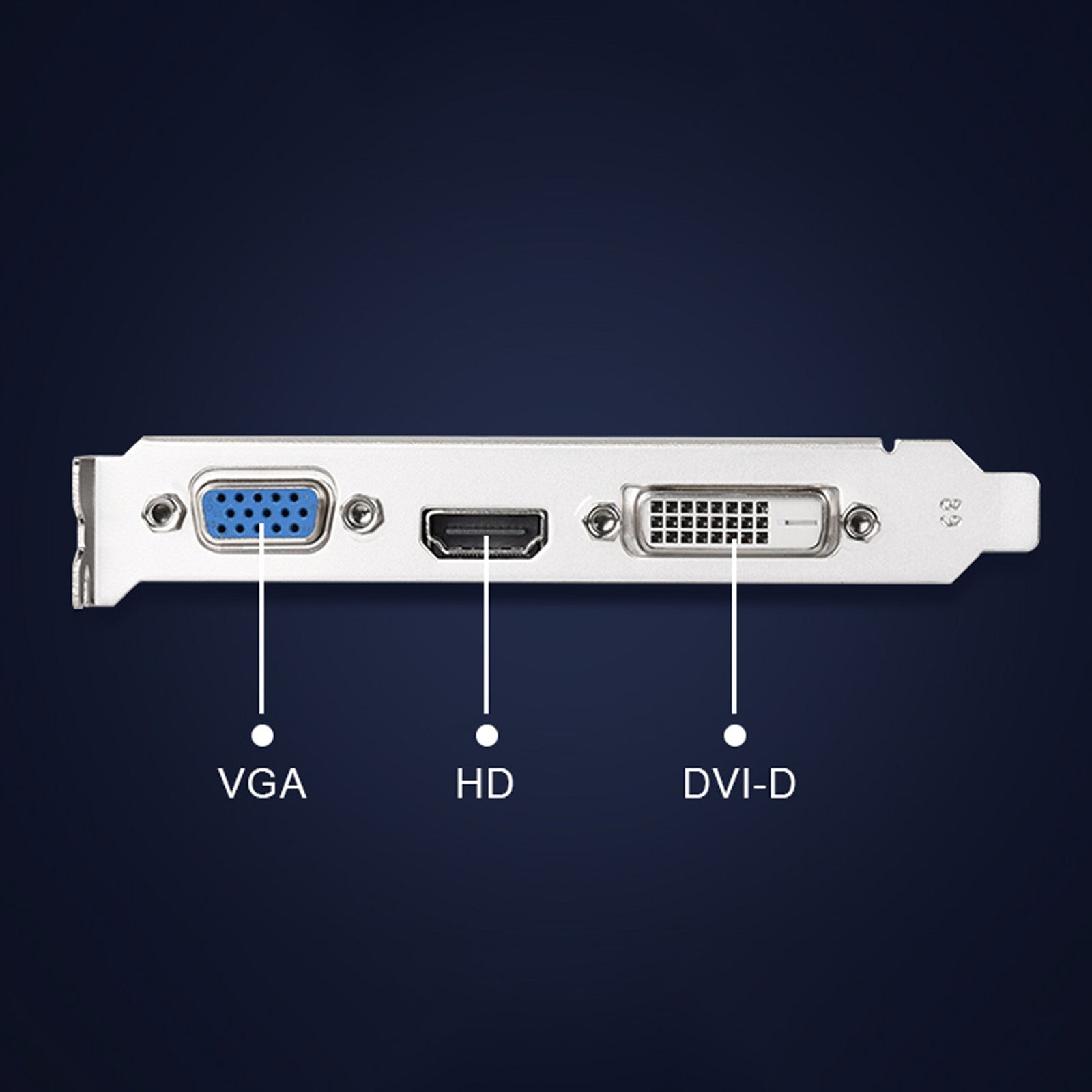 Tarjeta gráfica independiente GT210 1G, tarjeta pequeña de cuchilla de media altura