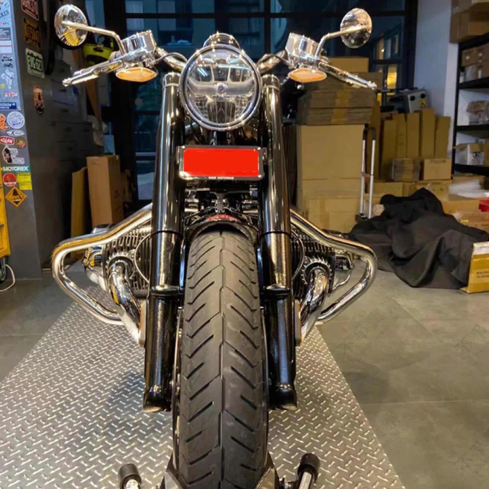 20-21 BMW R18 Classic Strażnik Strażowy Ramka przeciwpoślizgowa Ochracją Ogólne