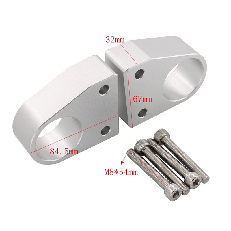 Elevadores de manillar de aluminio mecanizado para Honda VFR800 VFR 800 F 2014-2020 Genérico