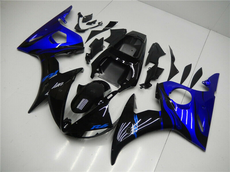 Plastični komplet 'Amotopart Faing Injection z vijakom za Yamaha 2005 YZF R6 Blue Black Generic