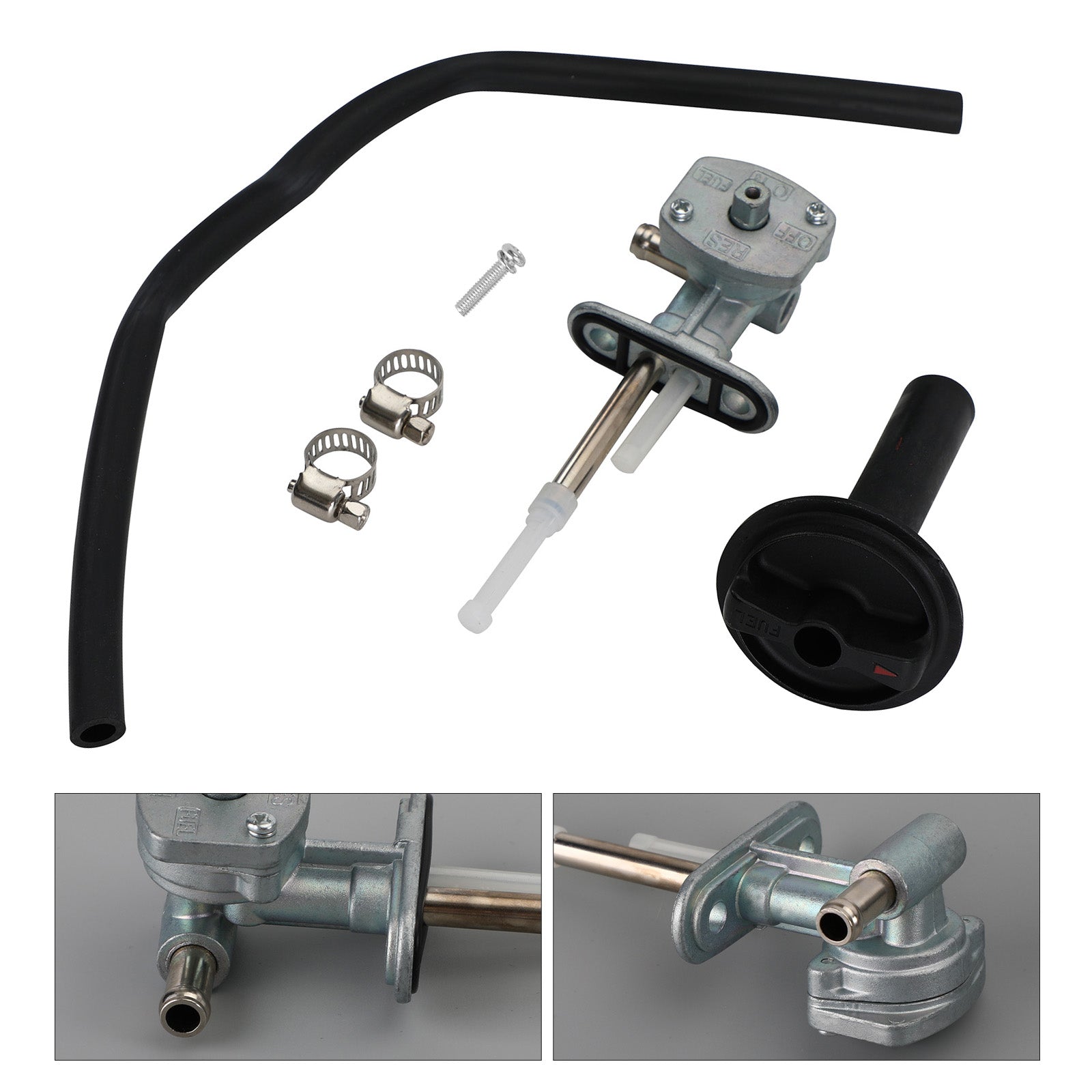 Válvula de combustible y tornillo de palanca para Yamaha Grizzly YFM350 YFM660 5KM-24500-10 genérico