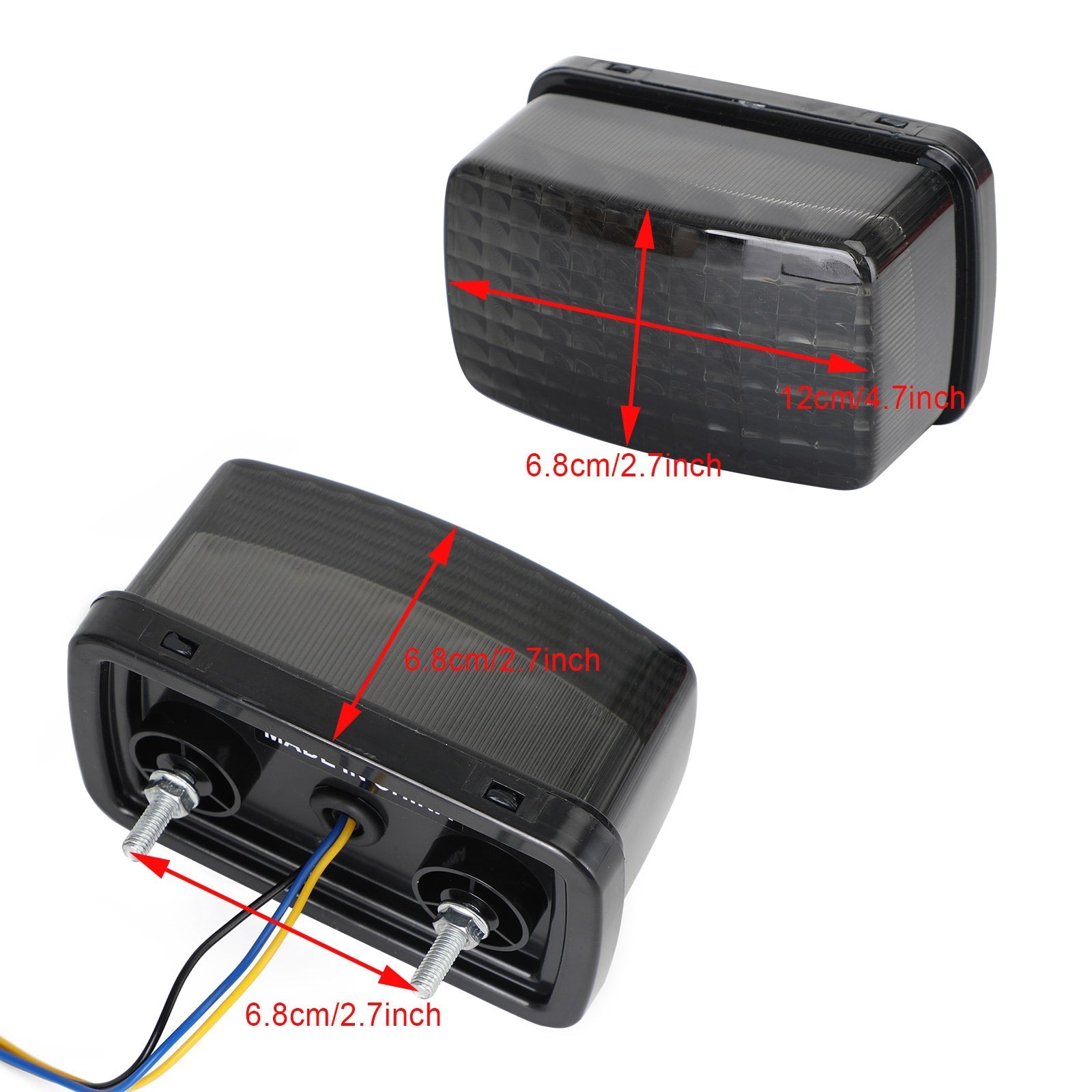 Feu arrière LED pour yamaha viking bruin wolverine 660 450 350 400 5KM-8472C-10-00 Générique