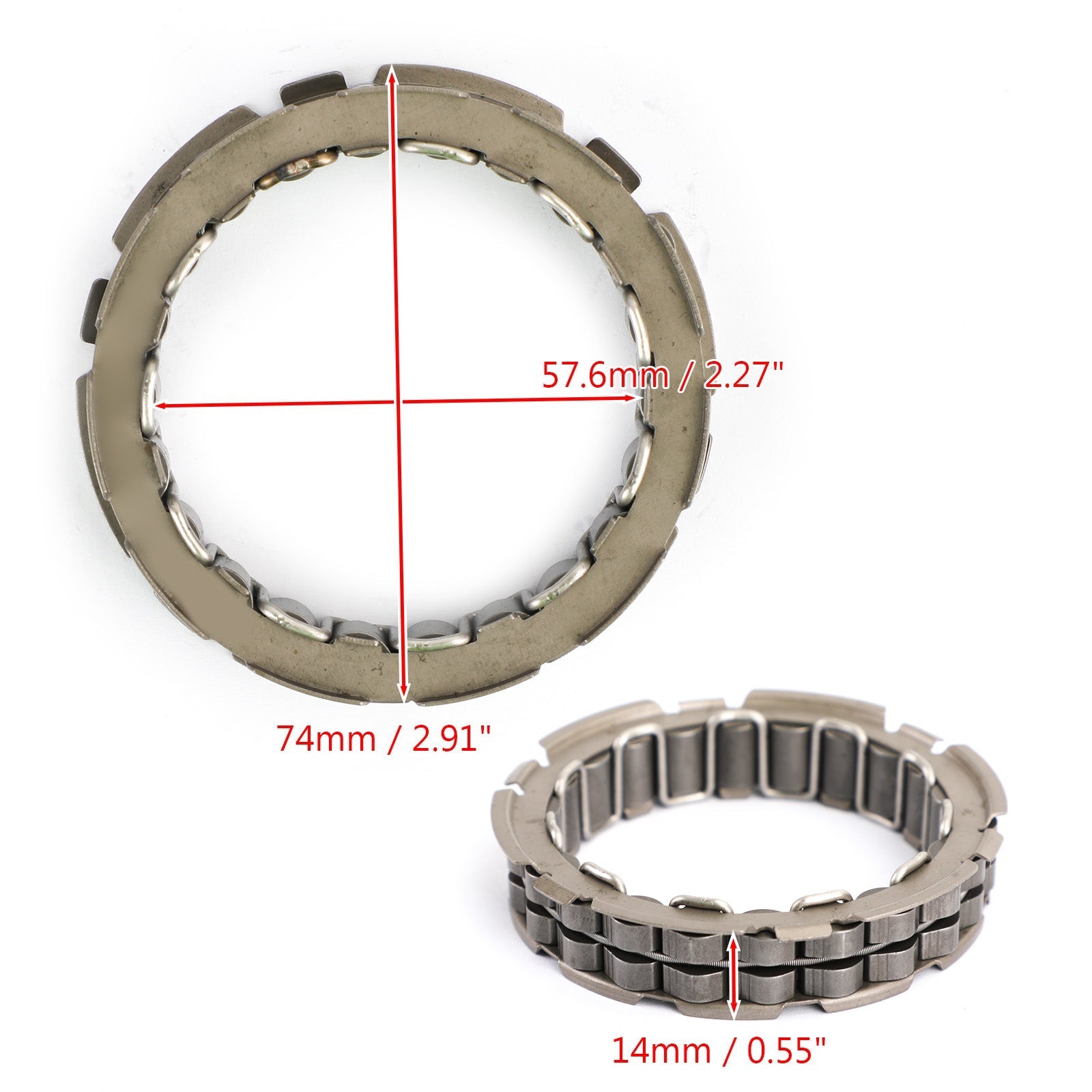 Embrayage de démarreur unidirectionnel pour Kawasaki KLR650 KL650 KLX650 87-18 13194-1073 générique