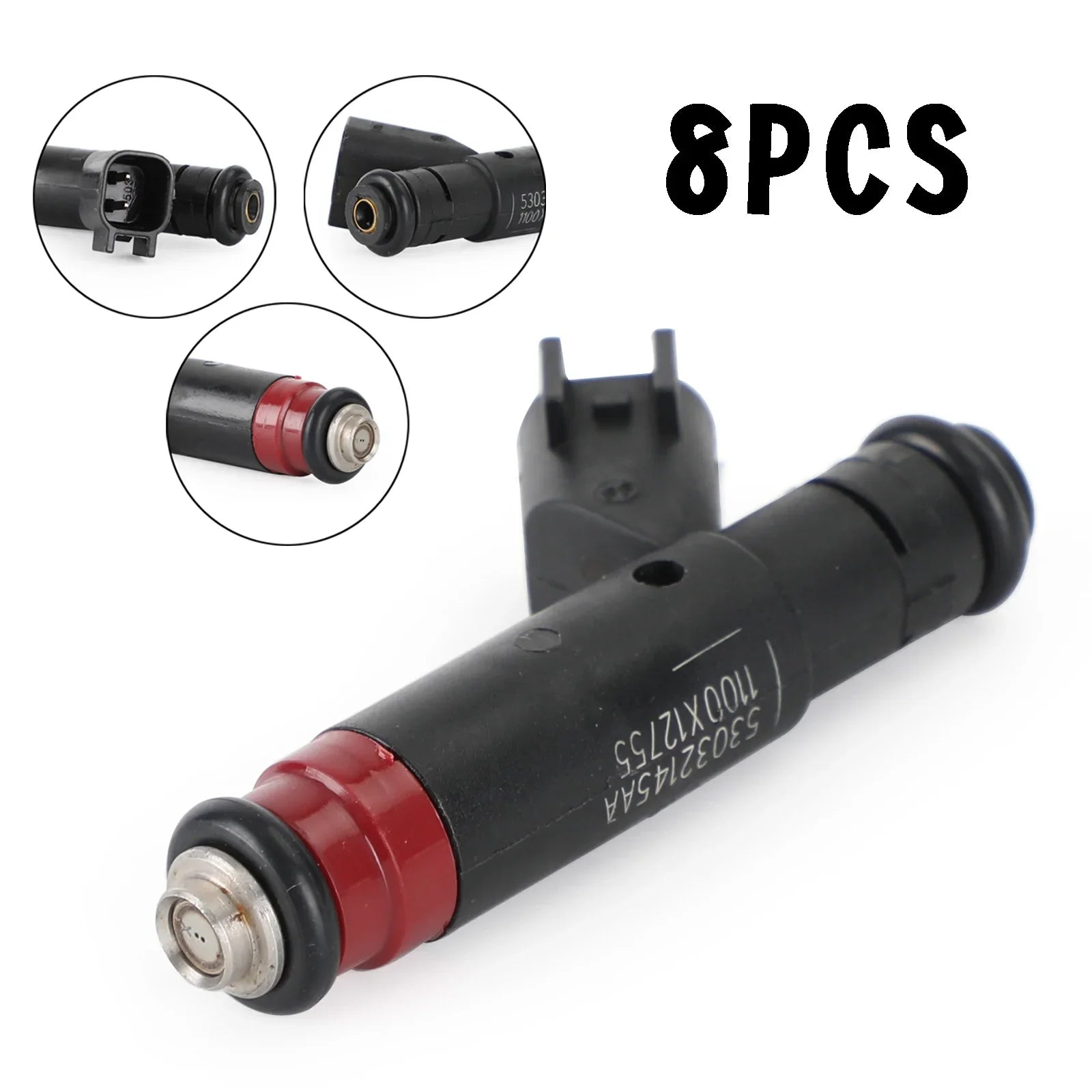 Erä 8 polttoaineen ruiskuttajaa 53032145AA Dodge Ram 1500 2002-2003 4,7 L V8 Dakota Generic