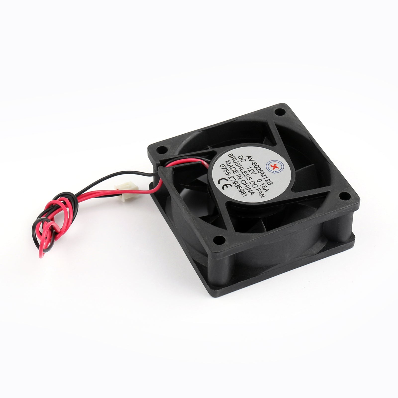 4 stks DC Borstelloze Koelventilator 12 V 0.15A 6025 s 60x60x25mm 2 Pin Cup Computer Fan