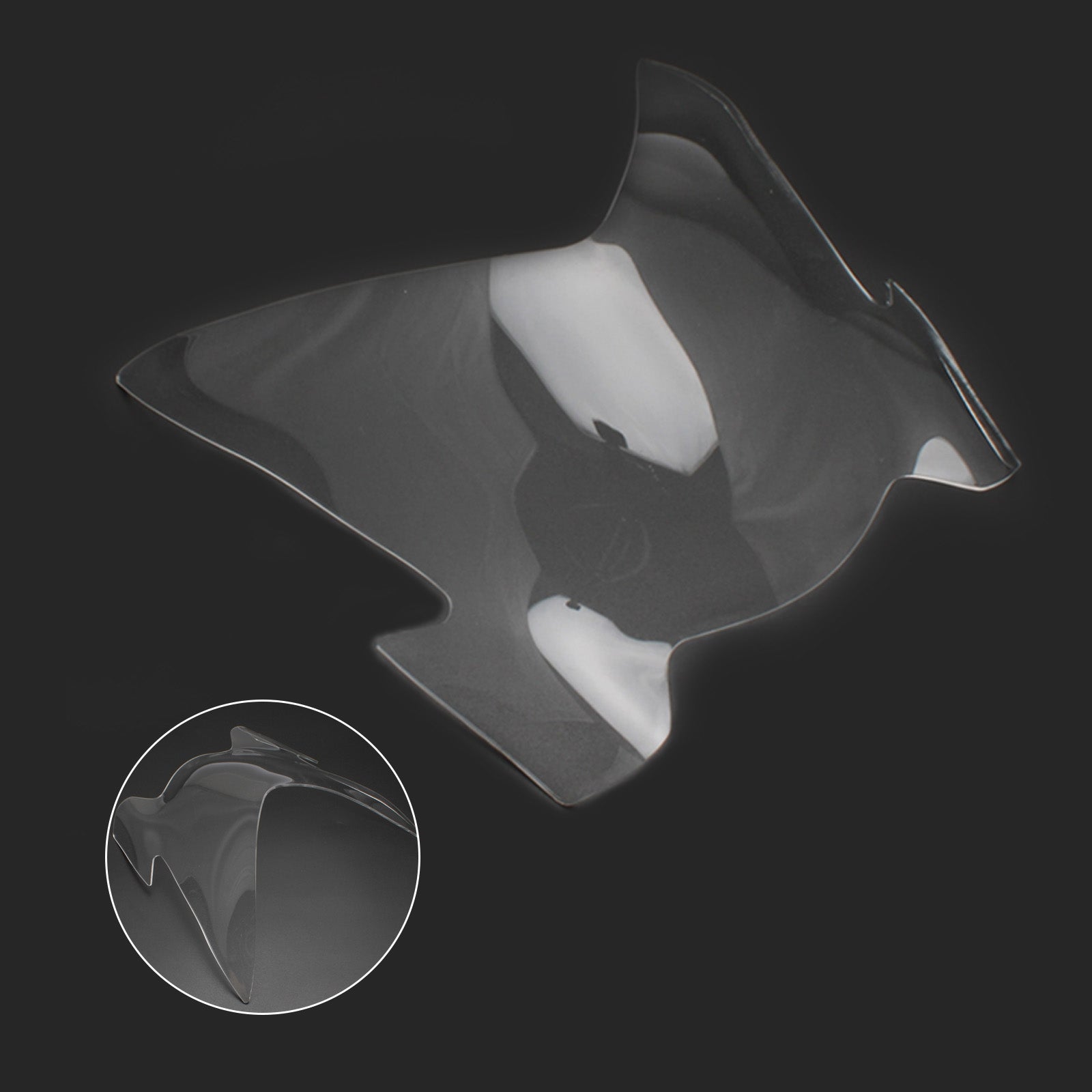 Bescherming van de voorste koplamplens geschikt voor Suzuki GSX-S 1000 GSX S 1000 17-21? Generieke rook