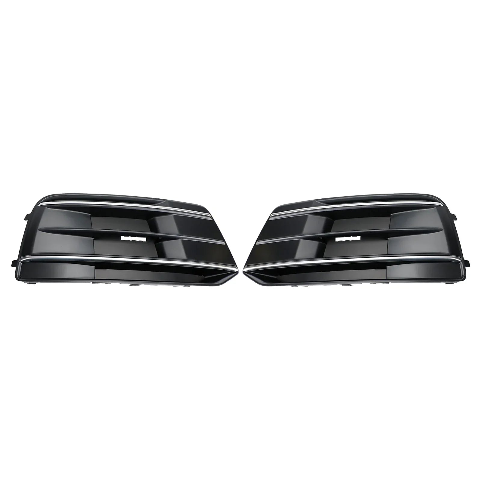 2018-2022 Audi Q5 2 piezas parachoques delantero rejilla bisel inserto negro/cromado