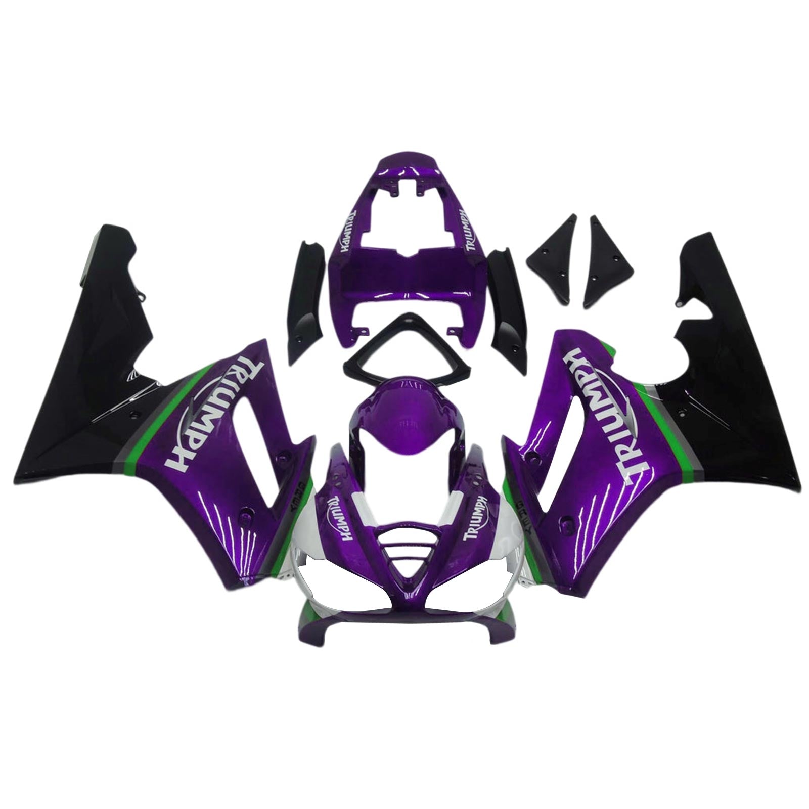 Amotopart Triumph Daytona 675 2009-2012 ABS kunststof carrosseriekuipset