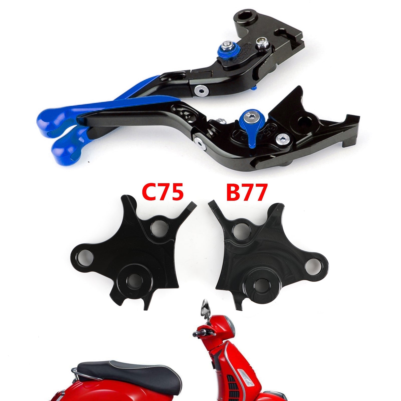 Zavorna ročica dolge motociklistične sklopke, primerna za BMW R1200GS Adventure (LC) 2014-2018 Generic