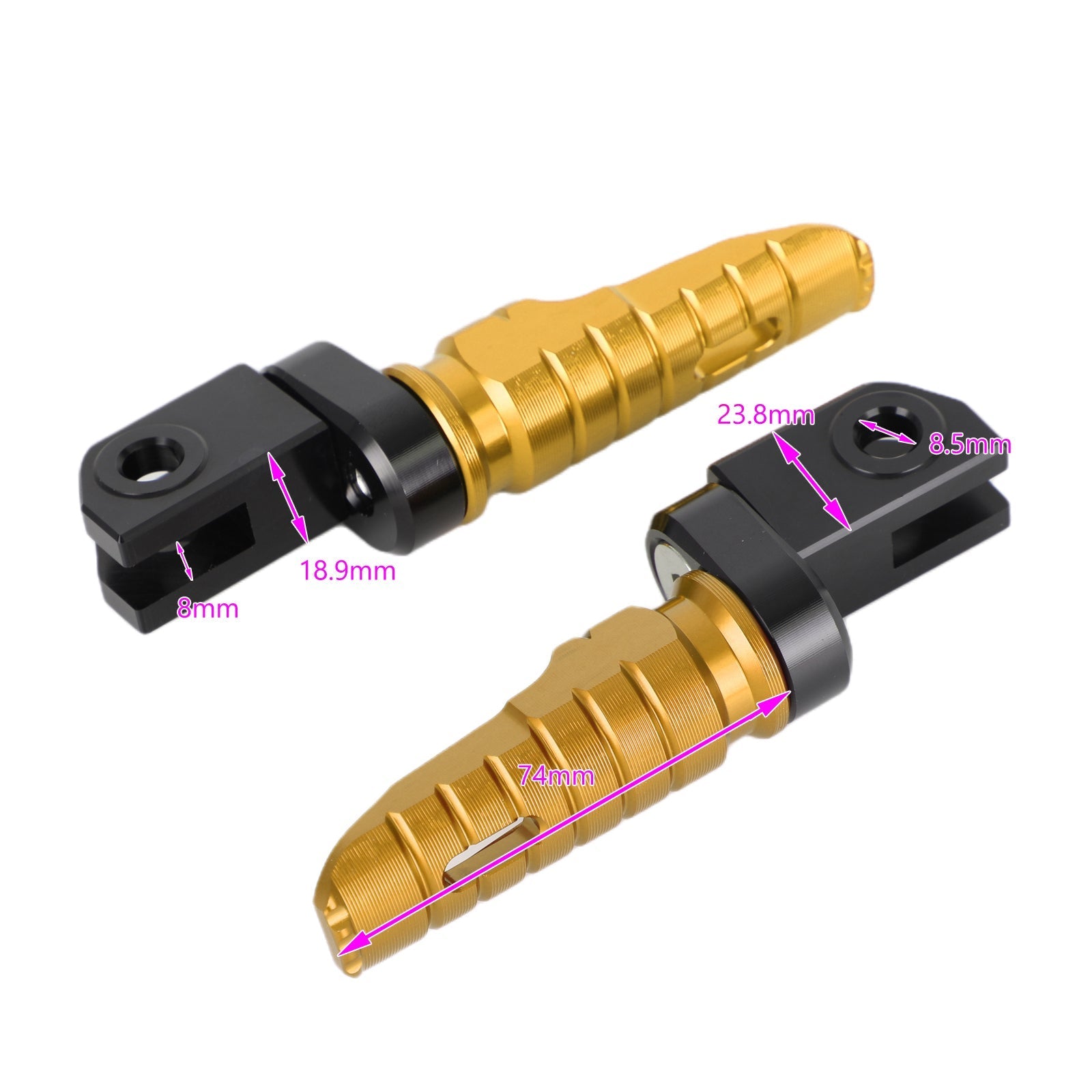 Poggiapiedi davanti a poggiapiedi per Aprilia RSV4 Factory 2009-2022 Tuono 660 2021-2022 Generico