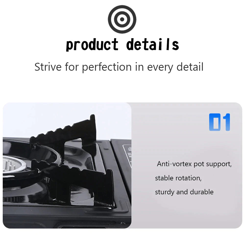 Butane/réservoir de gaz liquéfié Brûleur à double usage Réchaud de camping à gaz Réchaud de table
