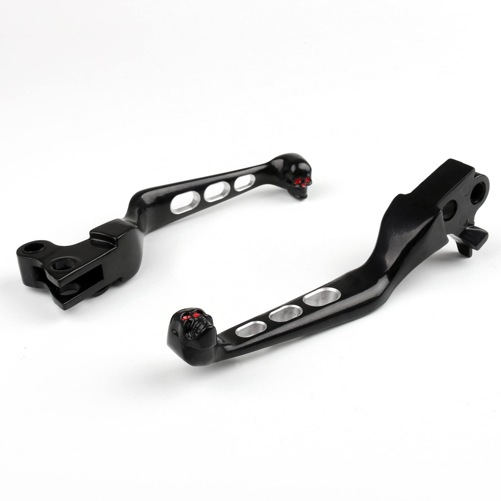 Leviers d'embrayage de frein Edge Cut pour Harley Softail Dyna Road King Noir Generic