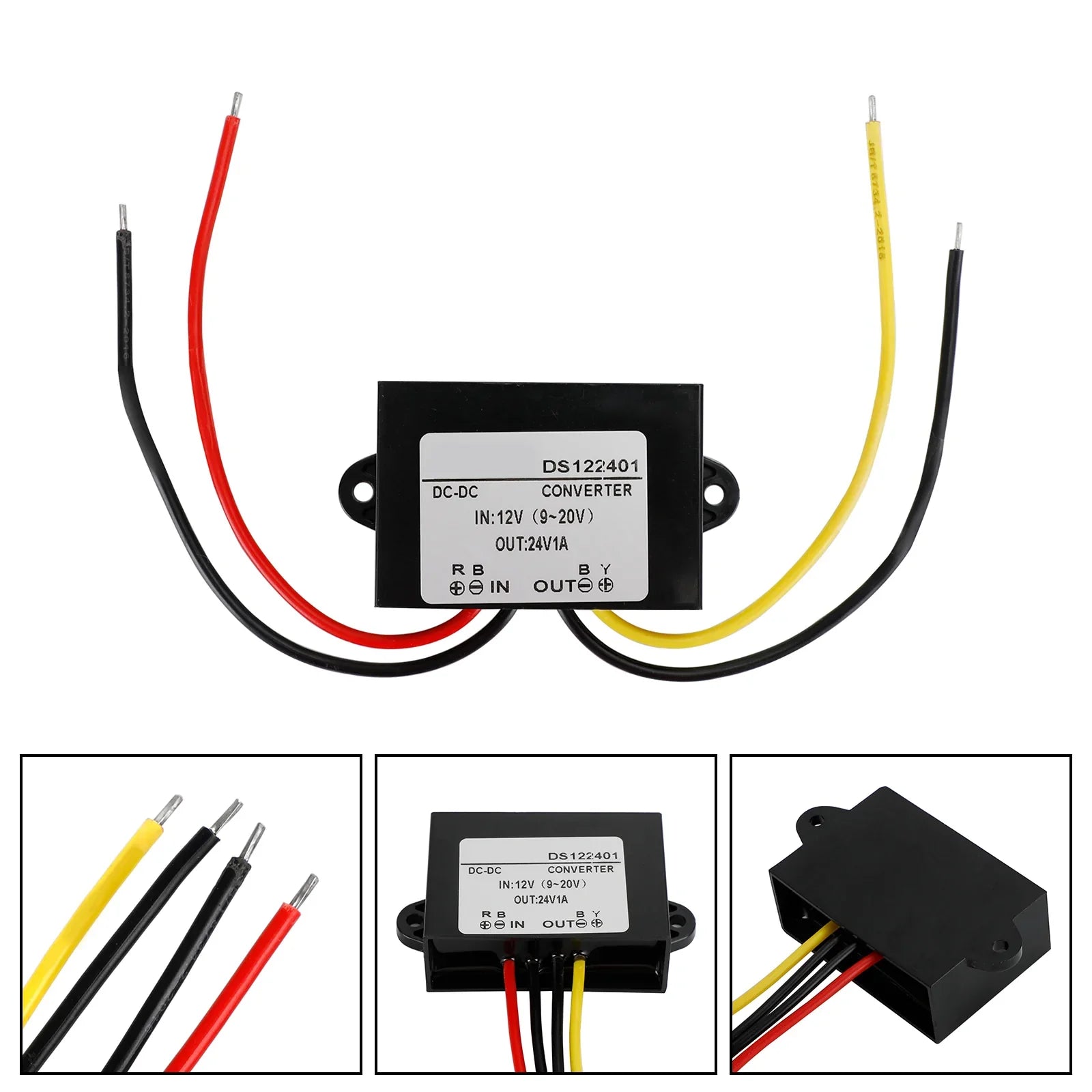 Convertitore di sollevamento di impermeabilizzazione DC-DC 12V a 24 V Modulo di auto