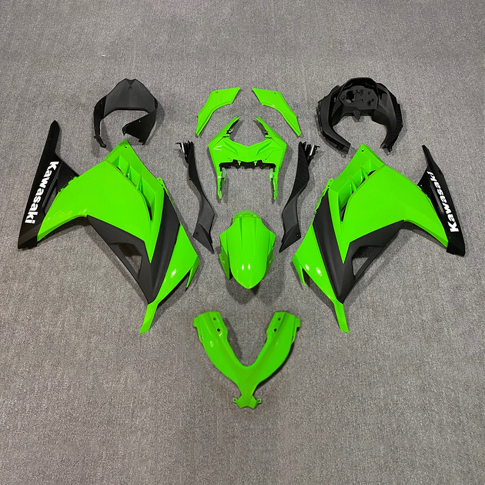 Amotopart Kawasaki EX300/Ninja 300 2013-2017 ABS kunststof carrosseriekuipset
