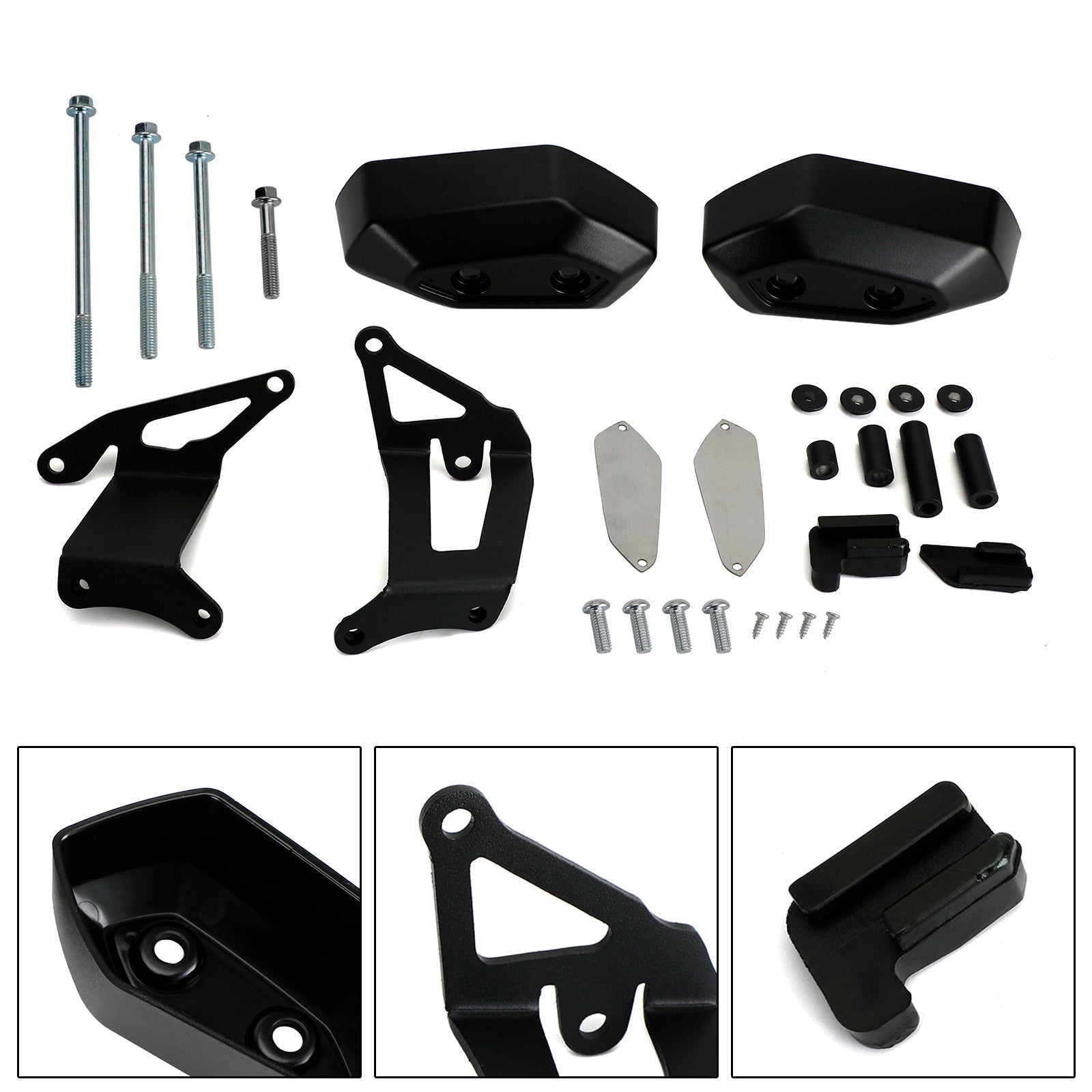 Yamaha YZF R15 V4 2021-2023 Protectivo de motor de plástico de carbono deslizante