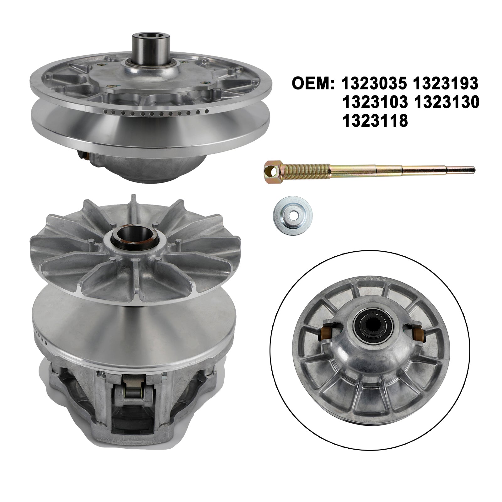 2014-2019 Ranger 900XP Ensemble complet de poulies de variateur d'embrayage 1323035 1323193