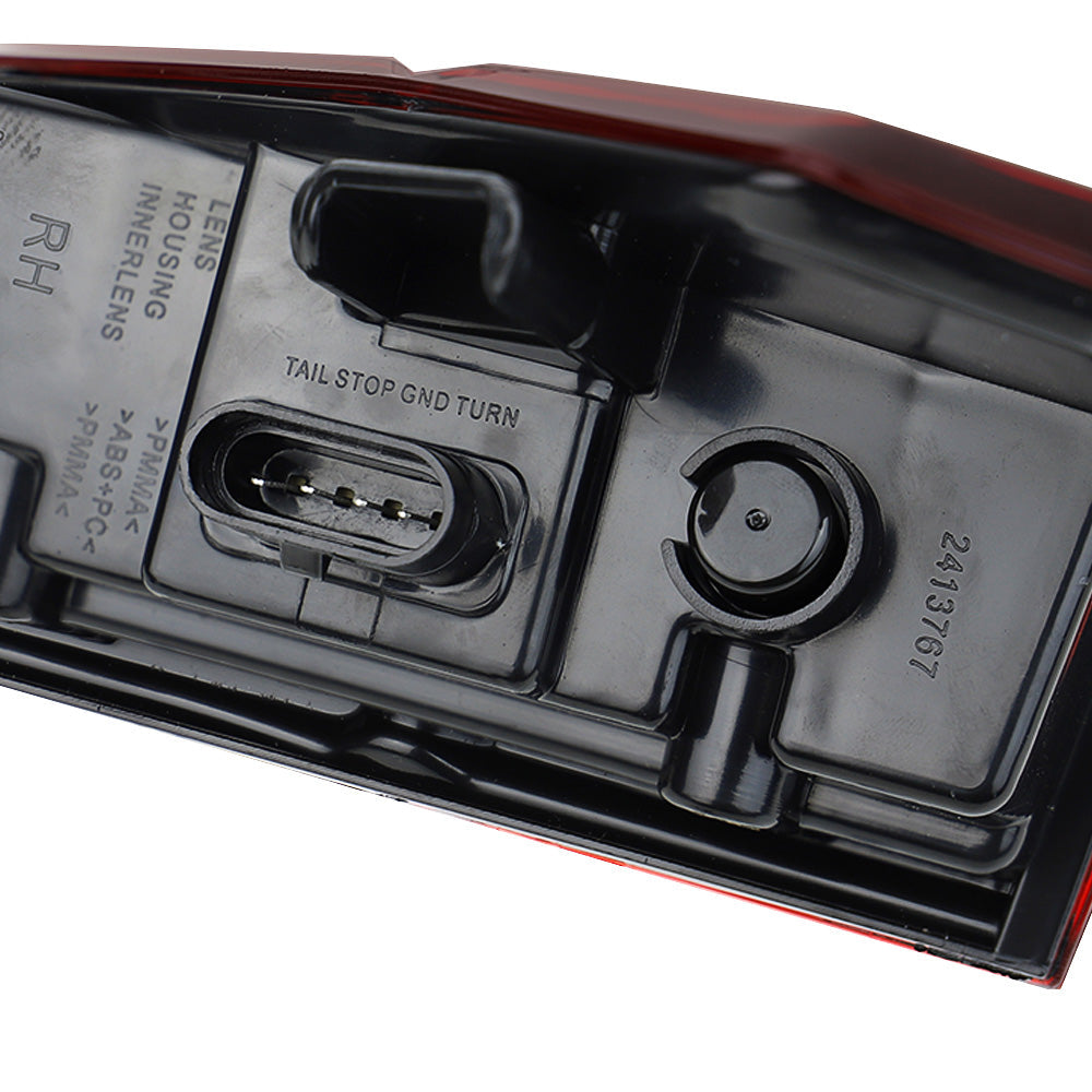 Luz trasera LED luz de freno para Polaris Ranger Crew XP 1000 2018-2021 2413766 rojo