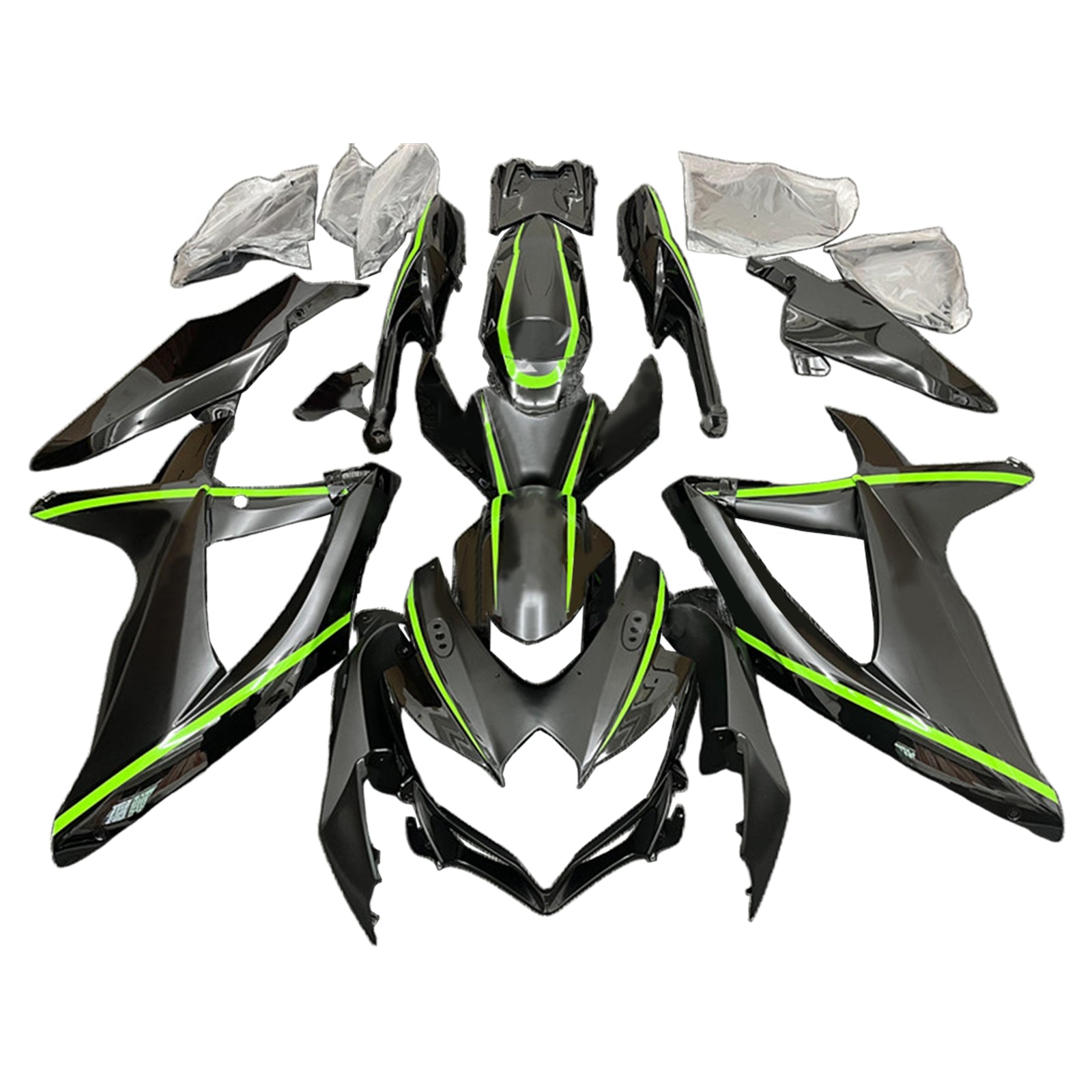 Amotopart Suzuki GSXR 600/750 2008-2010 K8 Kit Carrosserie Plastic Abs