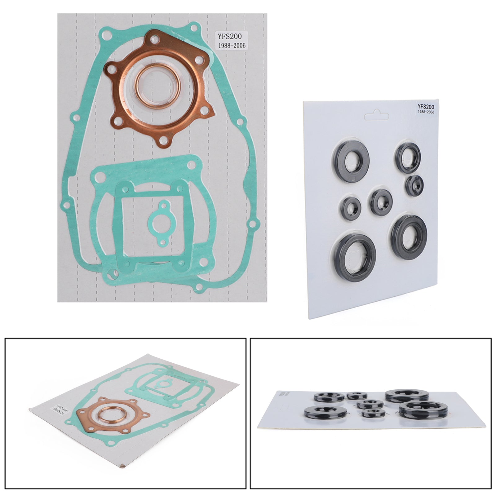 Kit completo de juntas de motor con retenes de aceite para Yamaha Blaster YFS 200 88-05 Generic