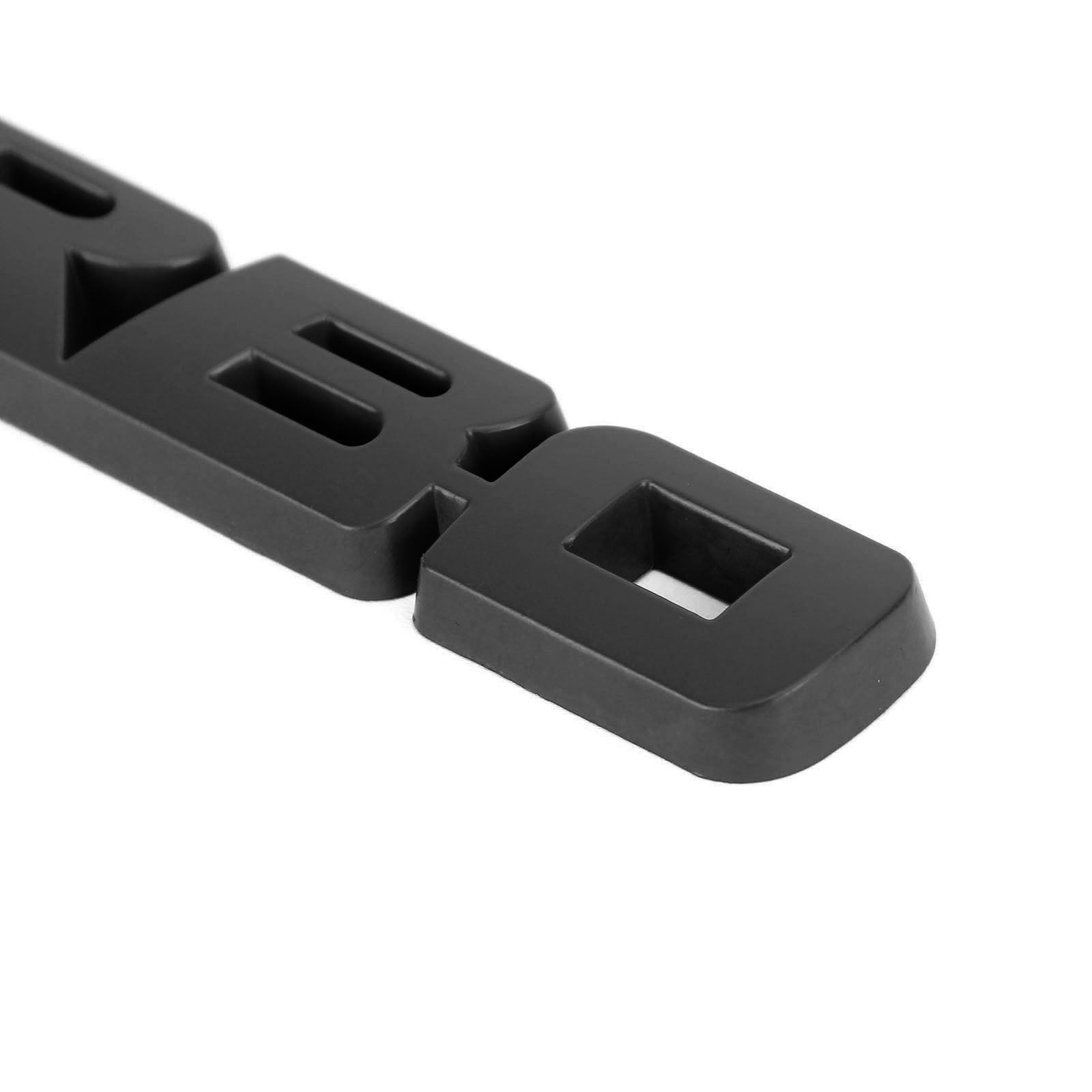 3D Metal Turbo Logo Emblema Emblema Insignia Pegatina Tronco de troncal Calcomanía de plata genérica