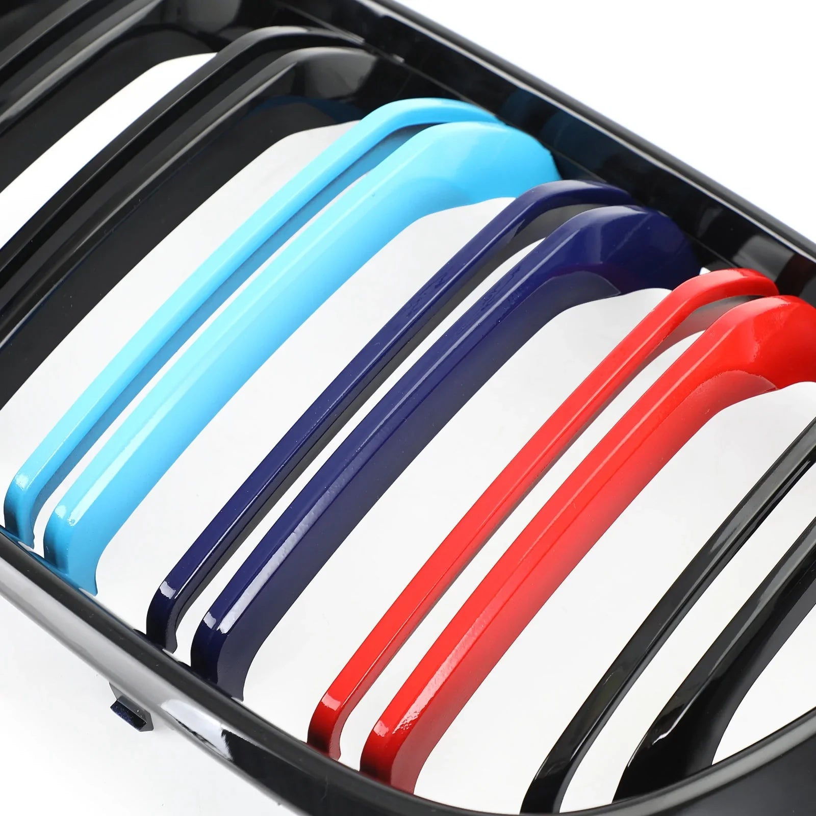 2 szt. Kratka z grillem nerkowym w kolorze M 51138469959 pasuje do BMW G01 X3 G02 X4 Czarny błyszczący Generic