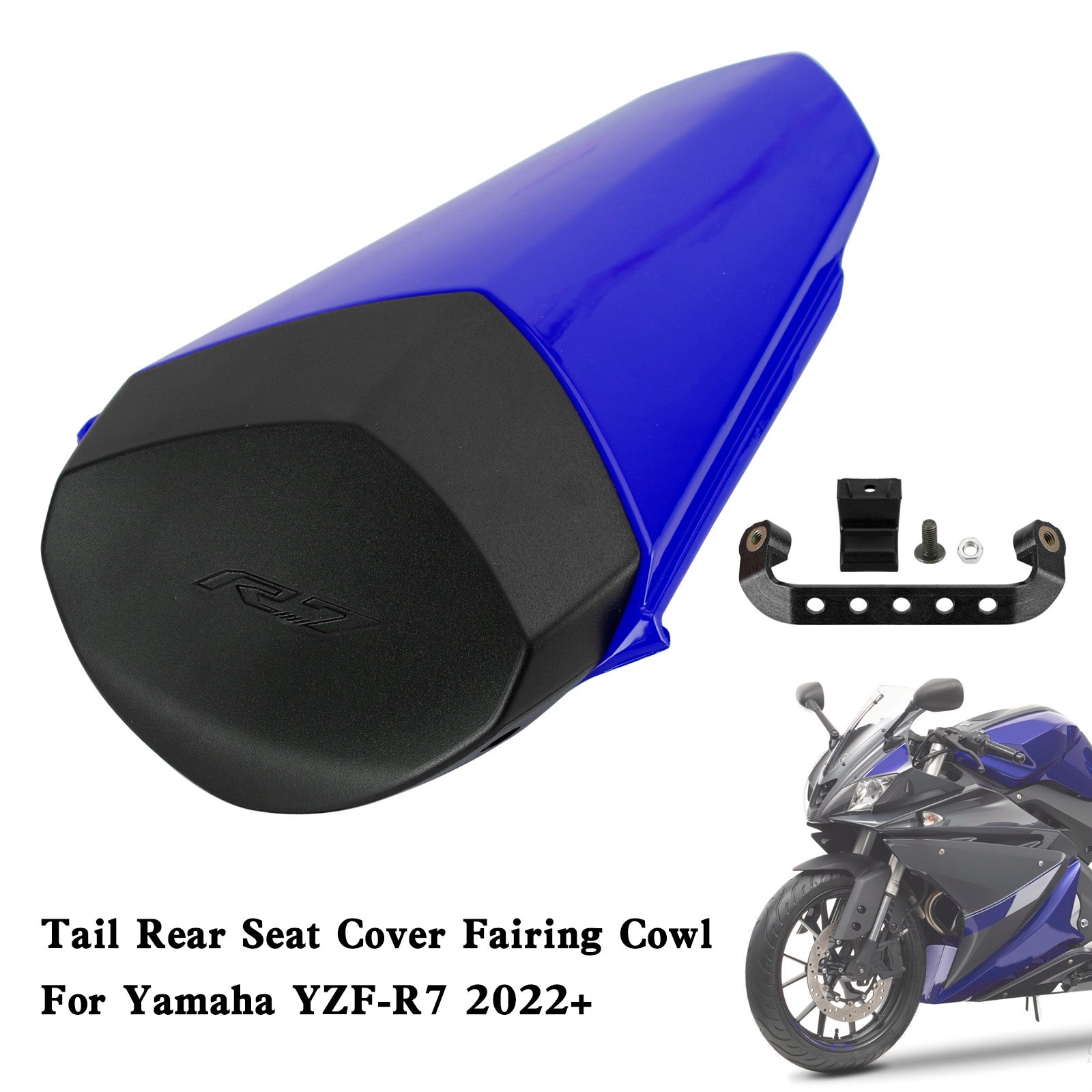 2022 YAMAHA YZF-R7 YZF R7 Cubierta de carenado del asiento trasero trasero