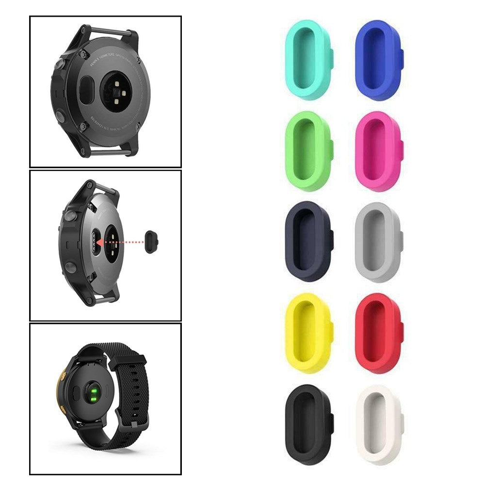 10 PCS Coloré Silicone Chargeur Port Protecteur Anti-poussière Fit Pour Garmin Fenix 5