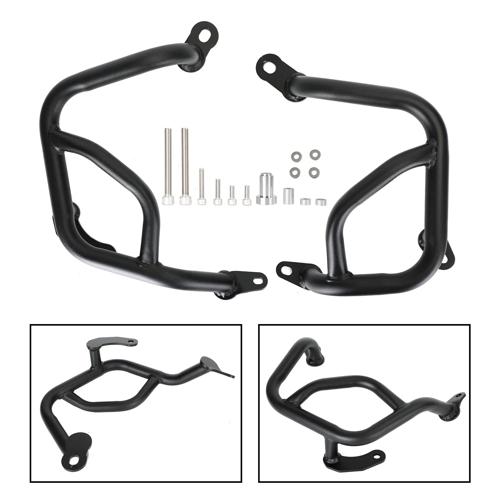 Niższy pasek ochronny ramy ochrony silnika dla BMW F900XR F 900XR 20-22 Srebrny