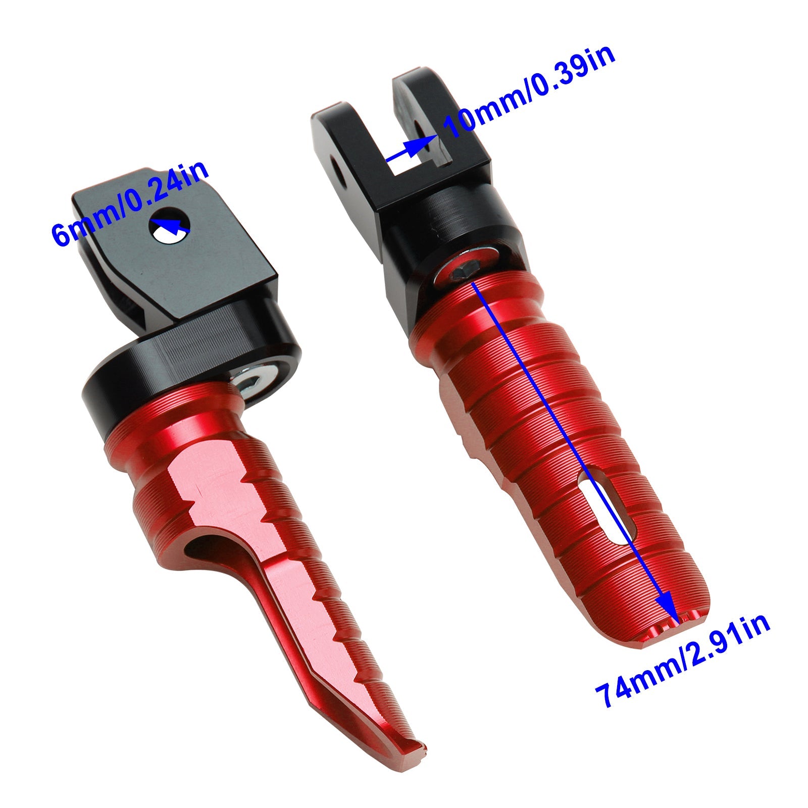 Estriberas delanteras Estriberas para DUCATI MONSTER 821 937 950 1100/S/EVO 1200/S/R