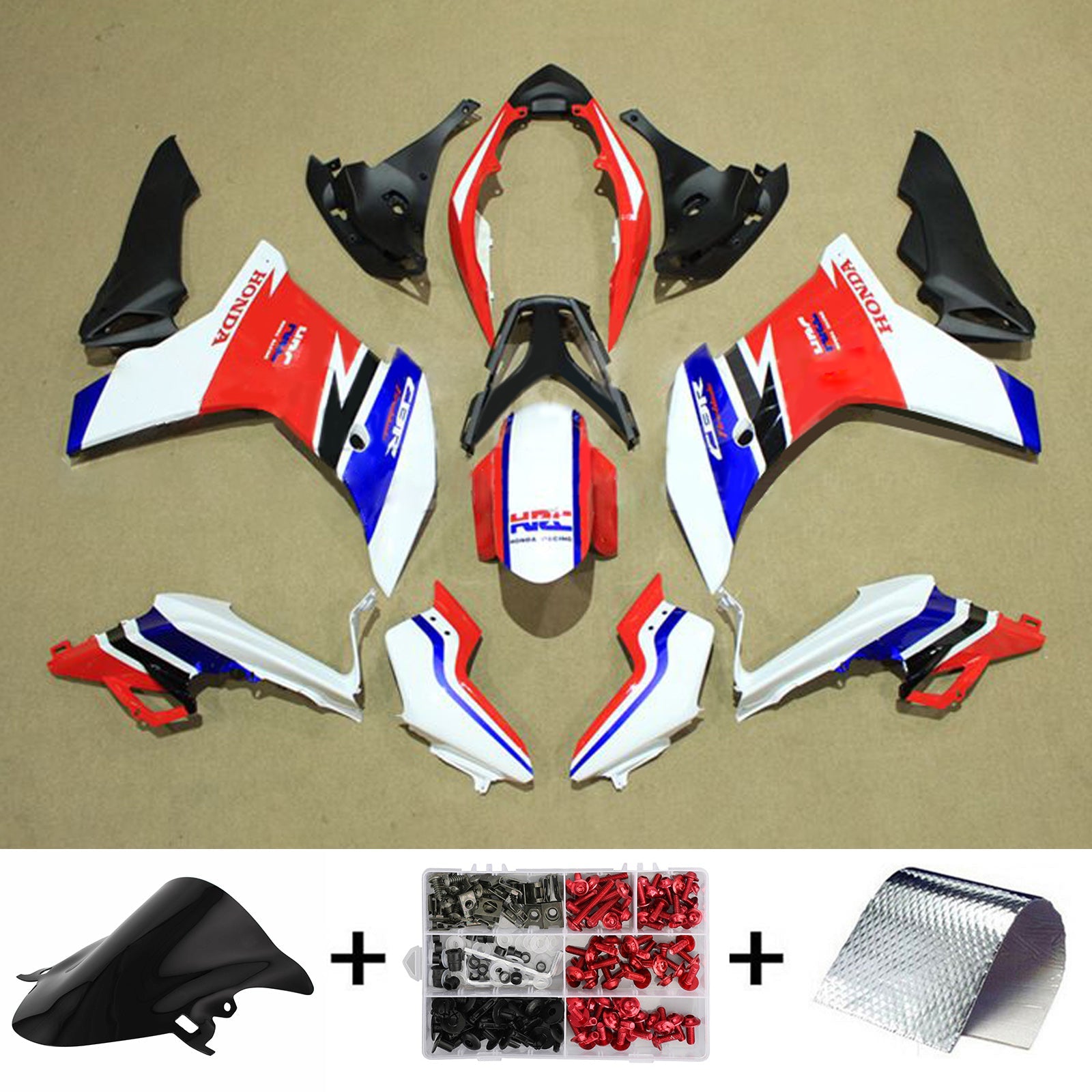 Amotopart Honda CBR600F 2011-2013 ABS muovinen korin suojasarja