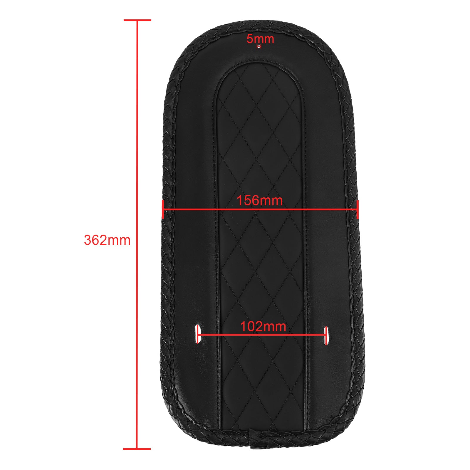 Selle solo en cuir PU pour garde-boue arrière pour Touring Road Glide FLHX 2008-2020 Generic