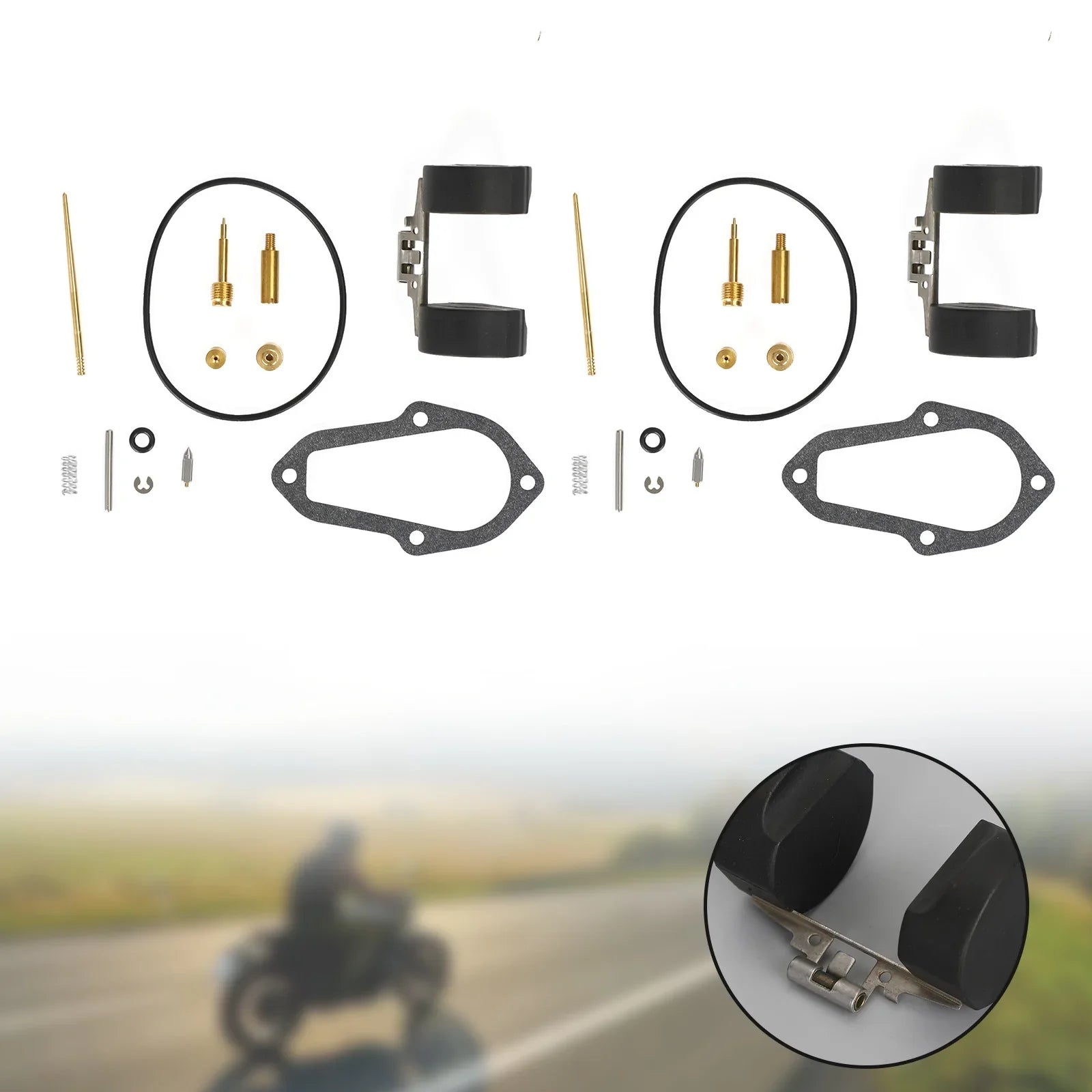 2x komplet za popravilo uplinjača za Honda XL250 MotoSport 250 1972-1975 Generic