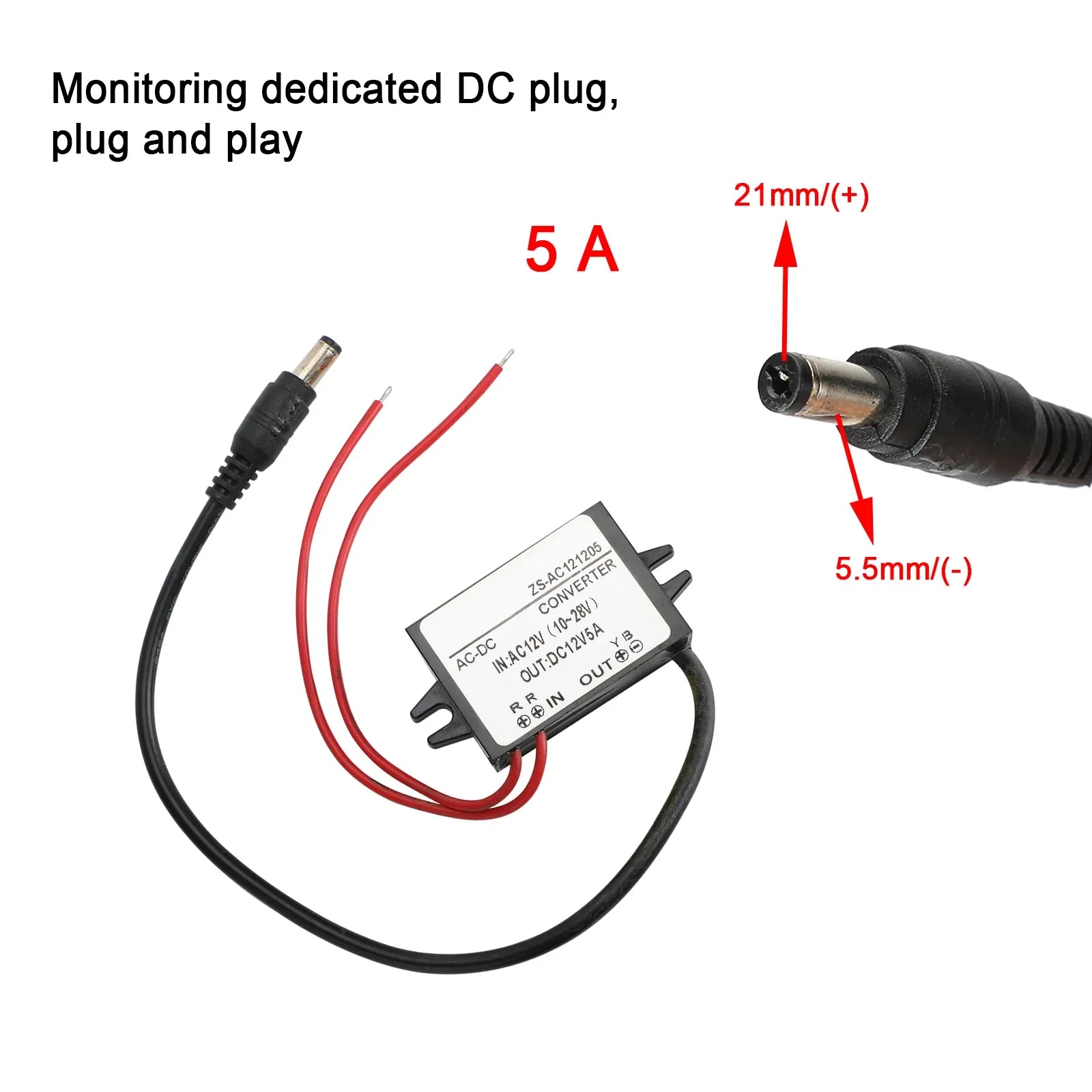 Alimentation AC-DC AC10-28V à DC12V 3A/5A Convertisseur de puissance du module d'alimentation