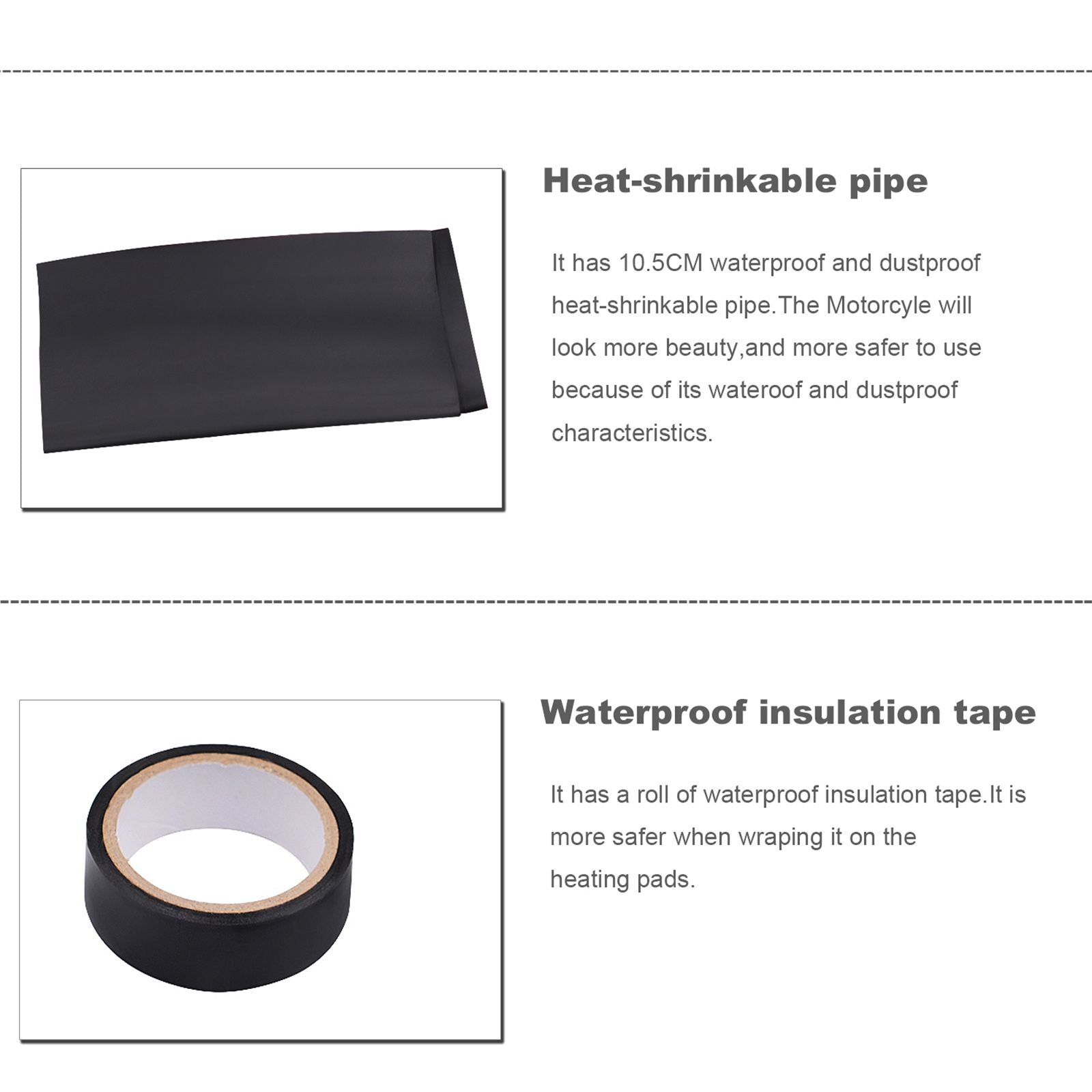Manubrio retrattile riscaldatore riscaldato 12V Barre per impugnature calde universali per moto generiche