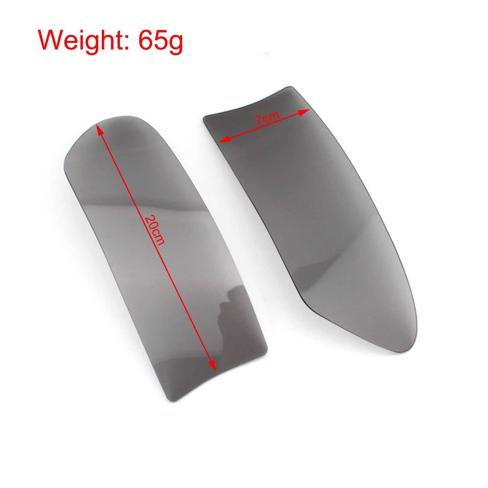 Obiektyw przed przednim reflektorem obiektywu nadaje się do Honda CBR 600 RR 13-18 Generyczny dym