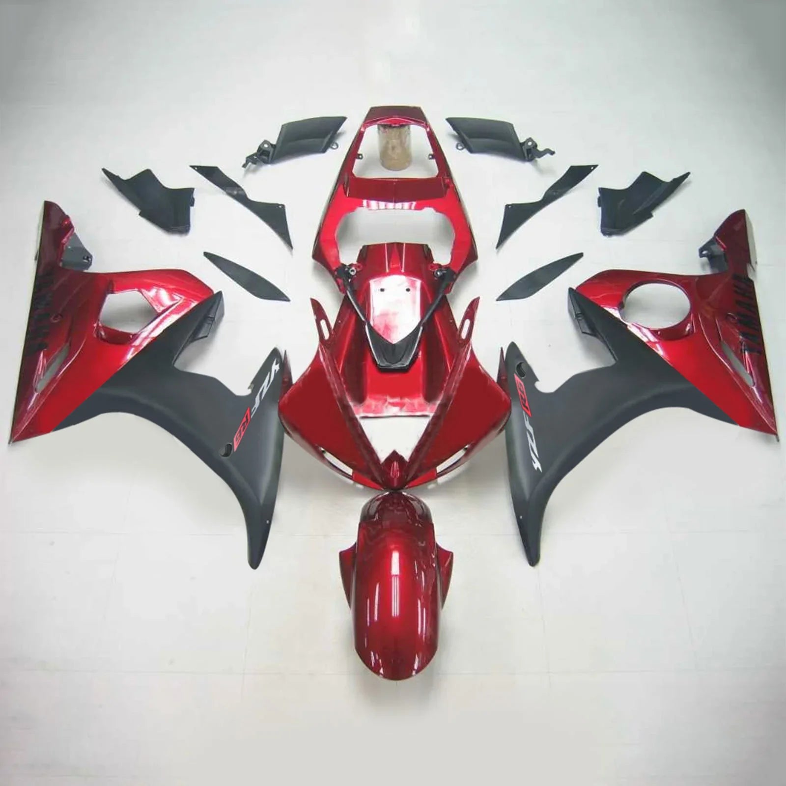 Kit de carénage Amotopart pour Yamaha YZF 600 R6 2003-2004 R6S 2006-2009