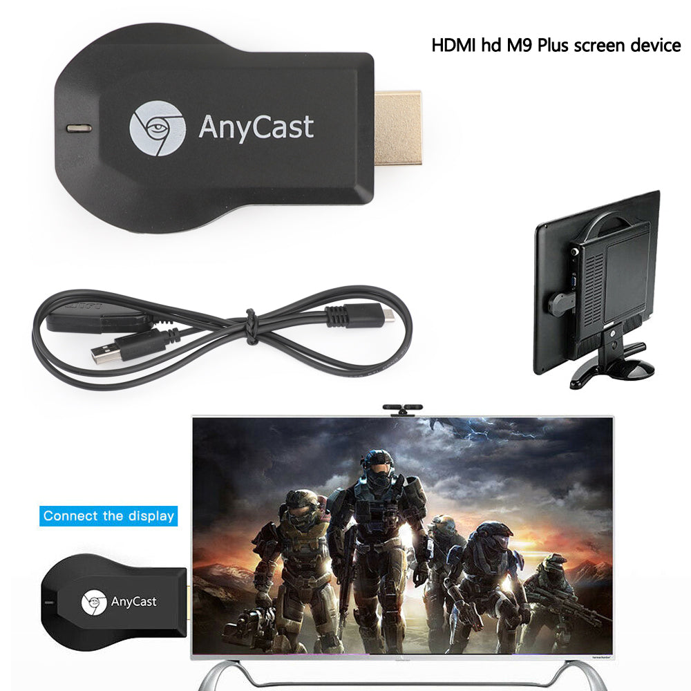 Anycast M9+ Air Play HD TV Stick Display WIFI-vastaanotin Dongle Streamer