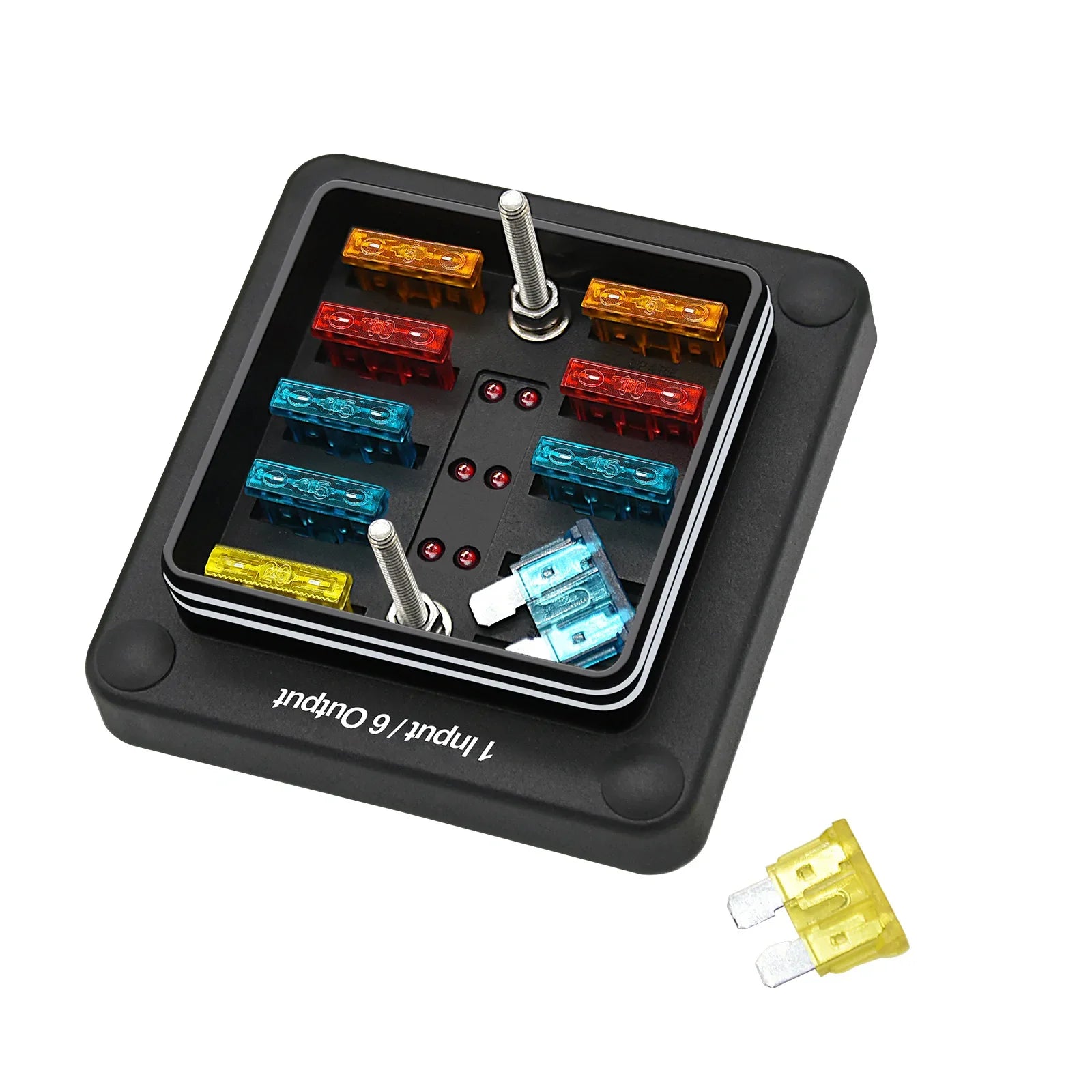 Support de bloc de boîte à fusibles à lame 6 voies/12 voies ATO ATC pour bateau marin de voiture étanche