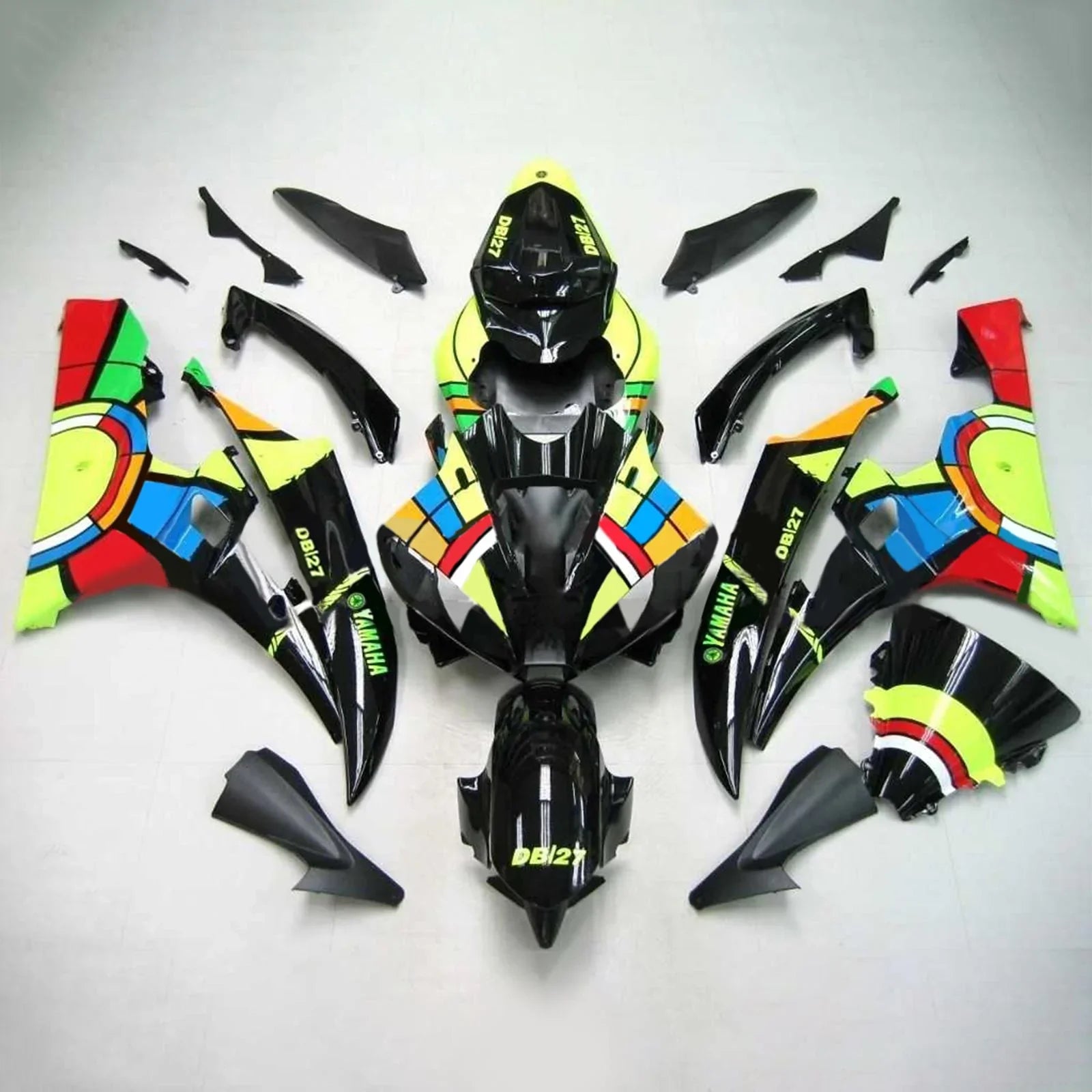 Amotopart Sealing Kit za Yamaha YZF 600 R6 2006-2007 Generic