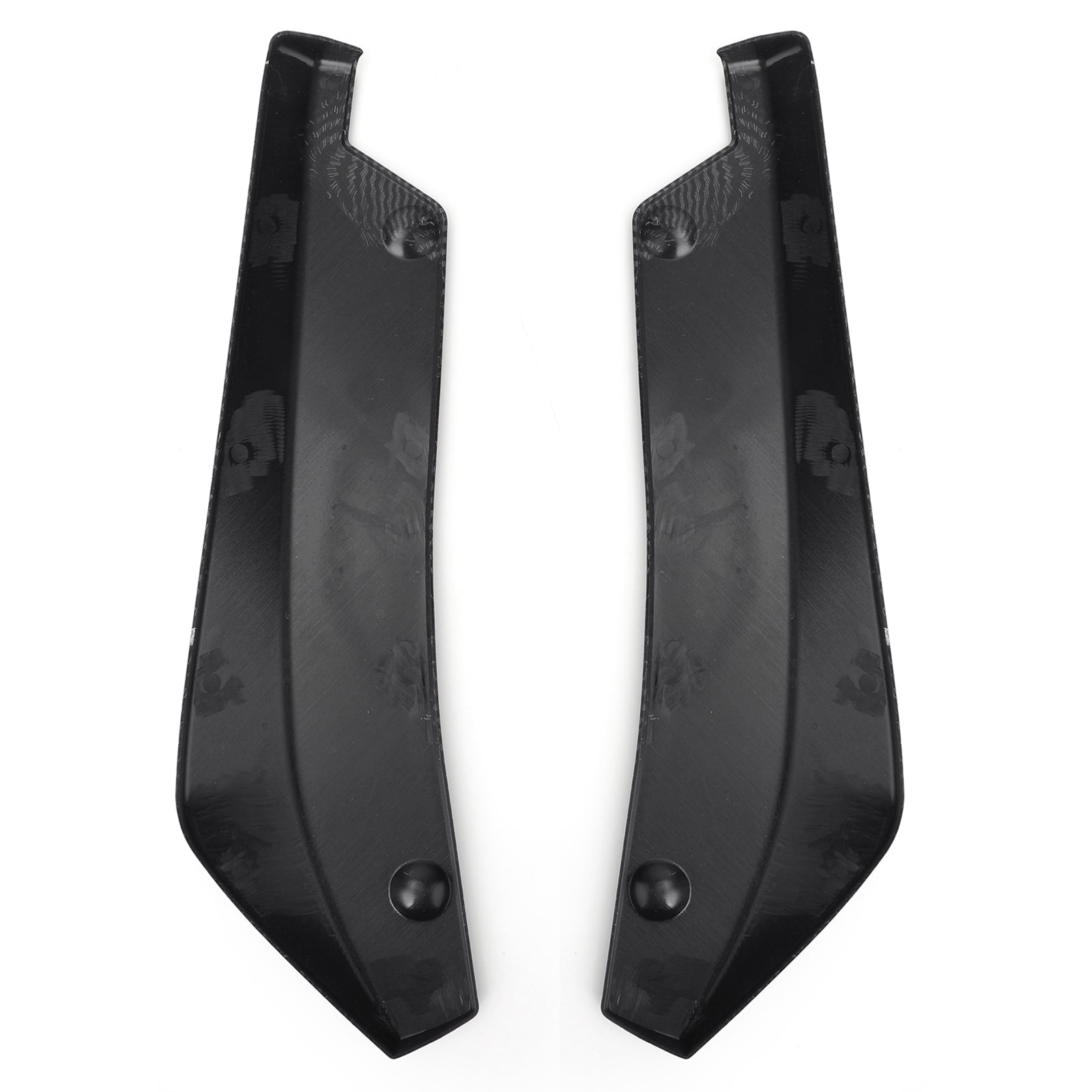 Alerón para parachoques trasero de coche, difusor divisor Canard, alerón de valencia, labio de fibra de carbono, aspecto genérico, 2 uds.