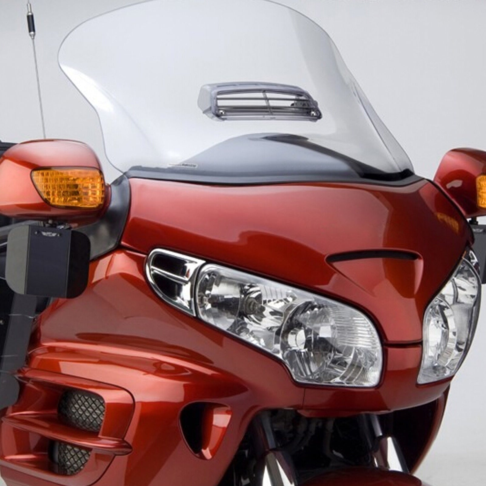 Évent de pare-brise transparent pour Honda Goldwing 1800 GL1800 2001-2016 générique