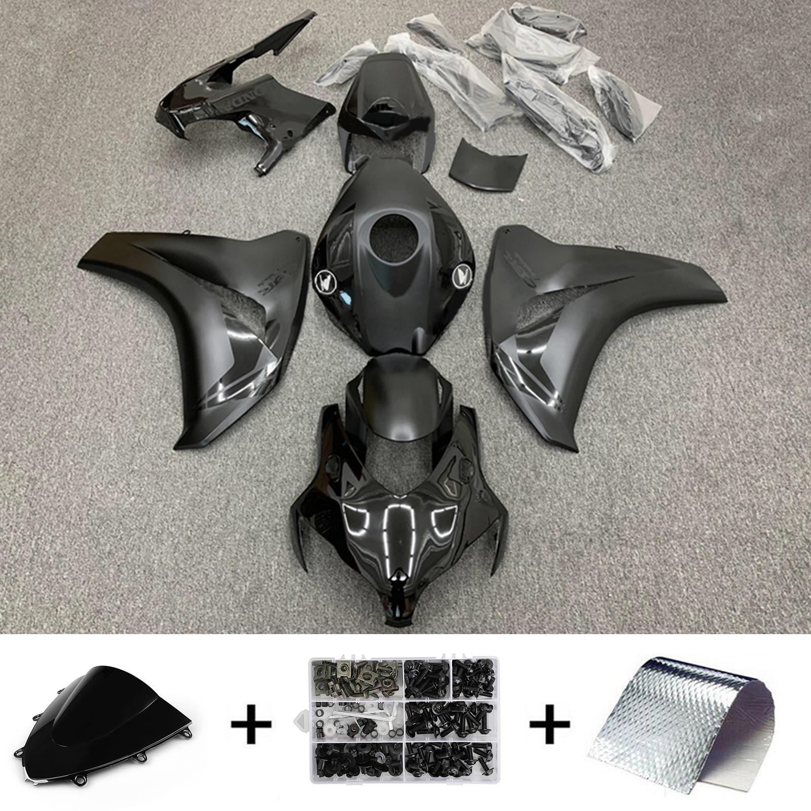 Amotopart Honda CBR1000RR 2008-2011 ABS muovinen korin suojasarja