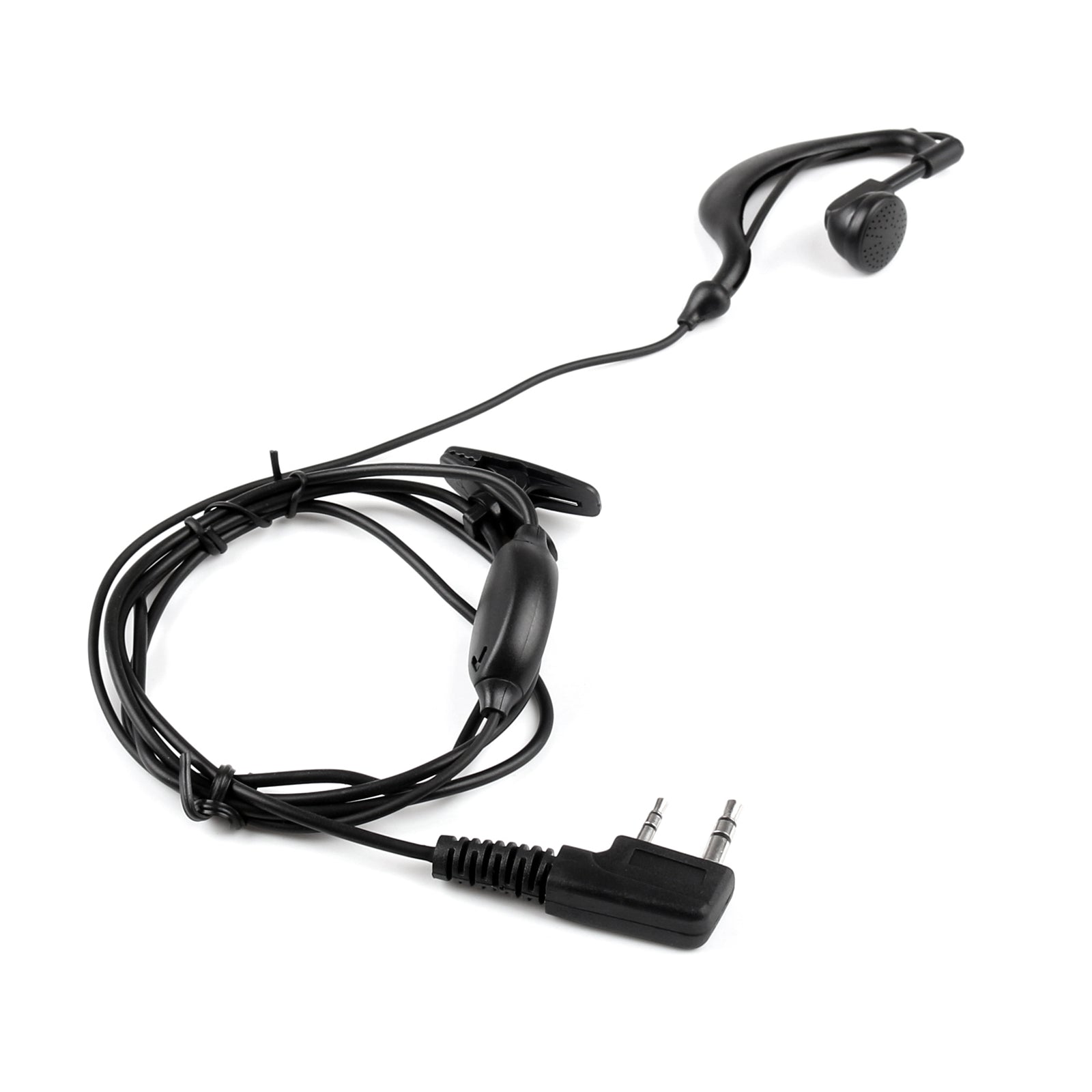5x auricular auricular micrófono de 2 pines para Baofeng Walkie Radio UV 5R BF 888s