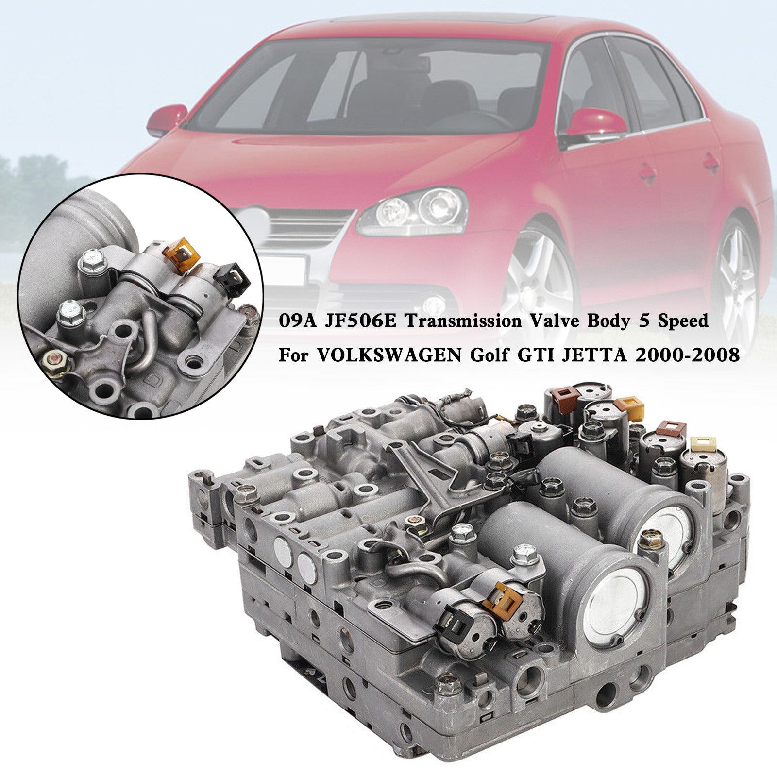 Volkswagen Golf/GTI 2000-2007 L4 1.8L 1.9L L5 2.3L 09A JF506E Corps de soupape de transmission 5 vitesses